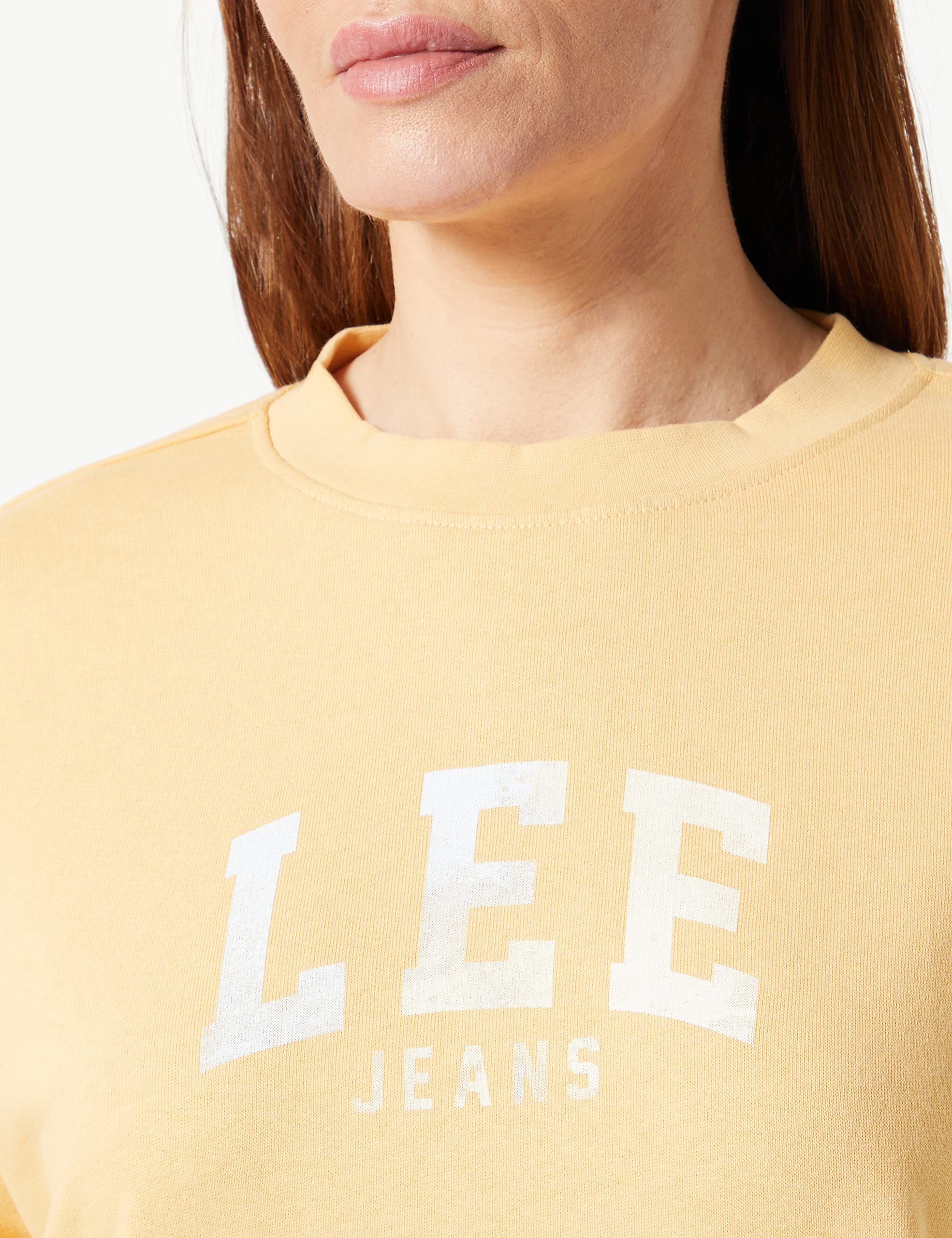 Lee Varsity Crew Sweat femme S molleton non brossé