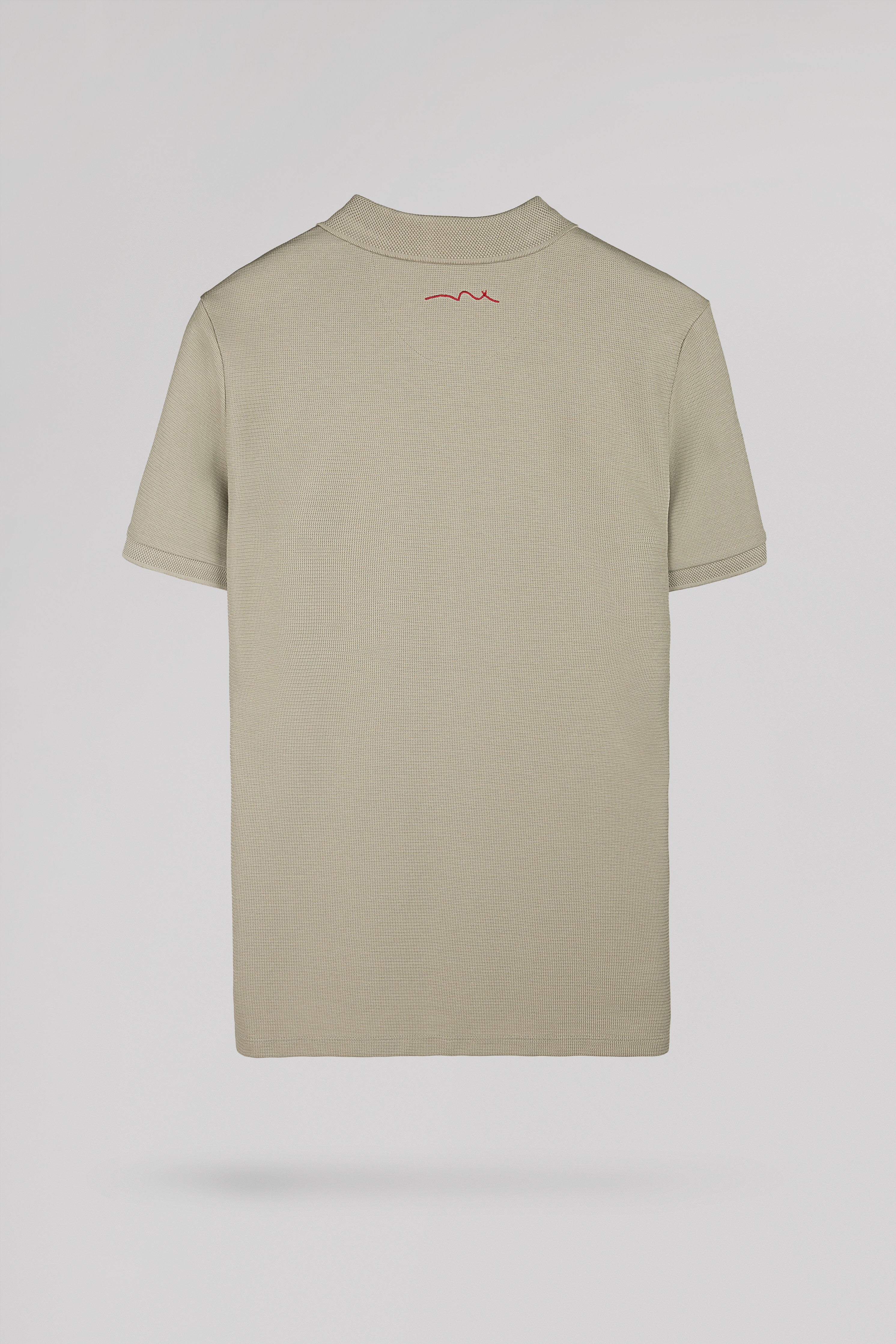 Teddy Smith P-Joel MC polo kaki jersey lourd