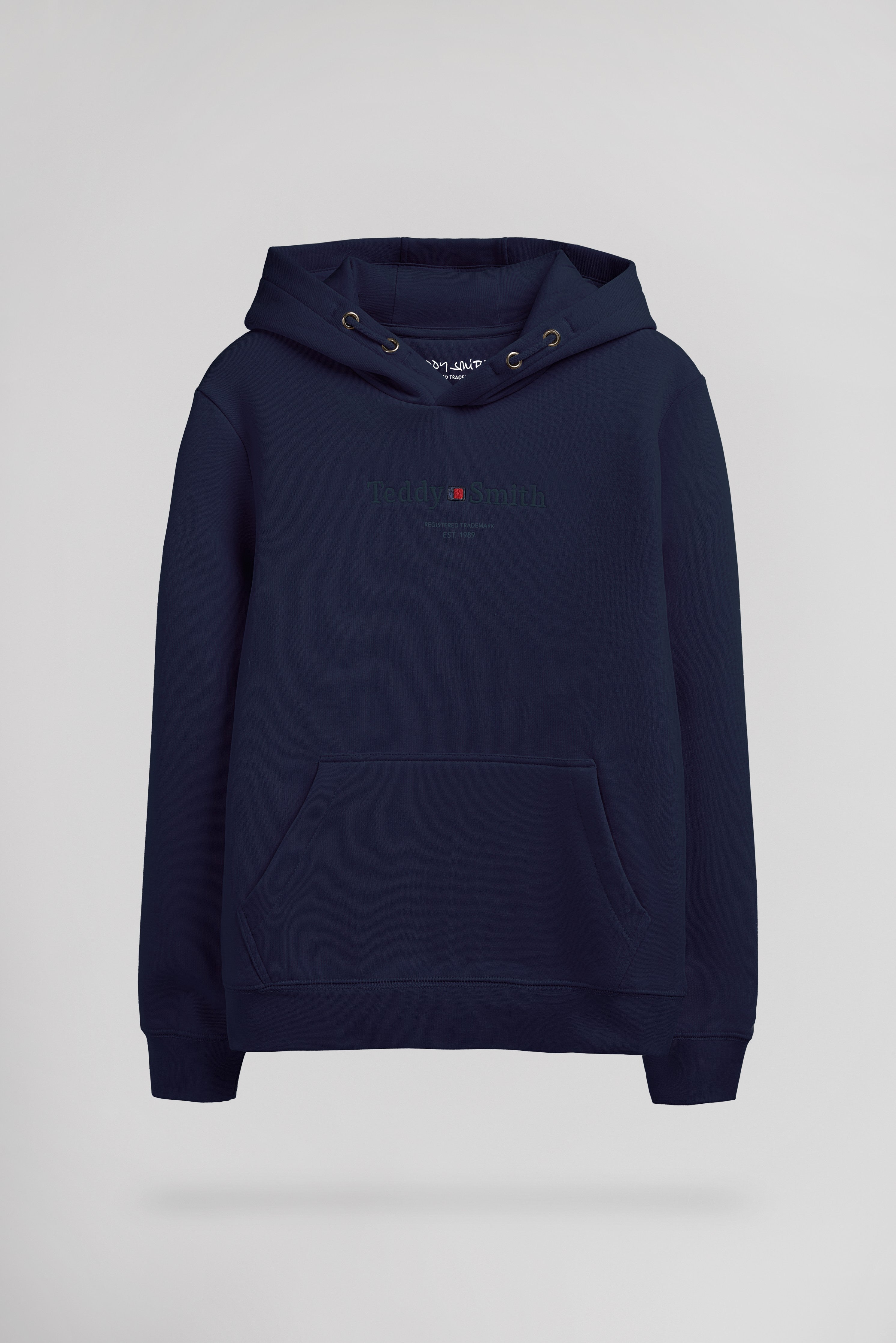 Teddy Smith S-Jim Hoody JR sweat capuche bleu navy