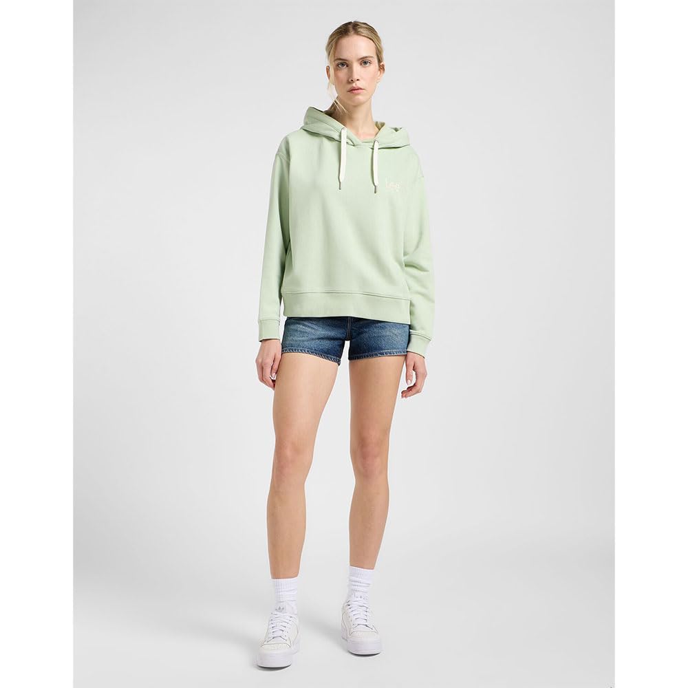 Lee Essential Hoodie sweat femme mauve doux capuche coton