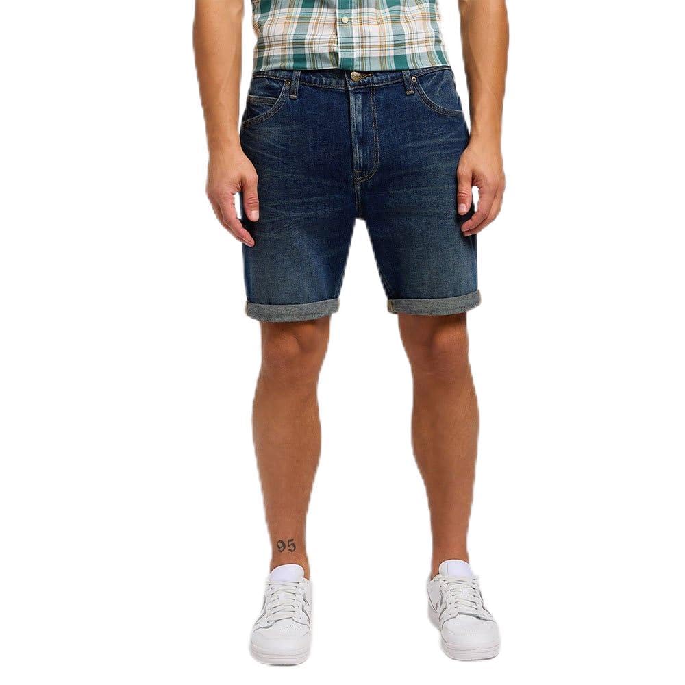 Lee Rider Casual short homme en denim coupe droite