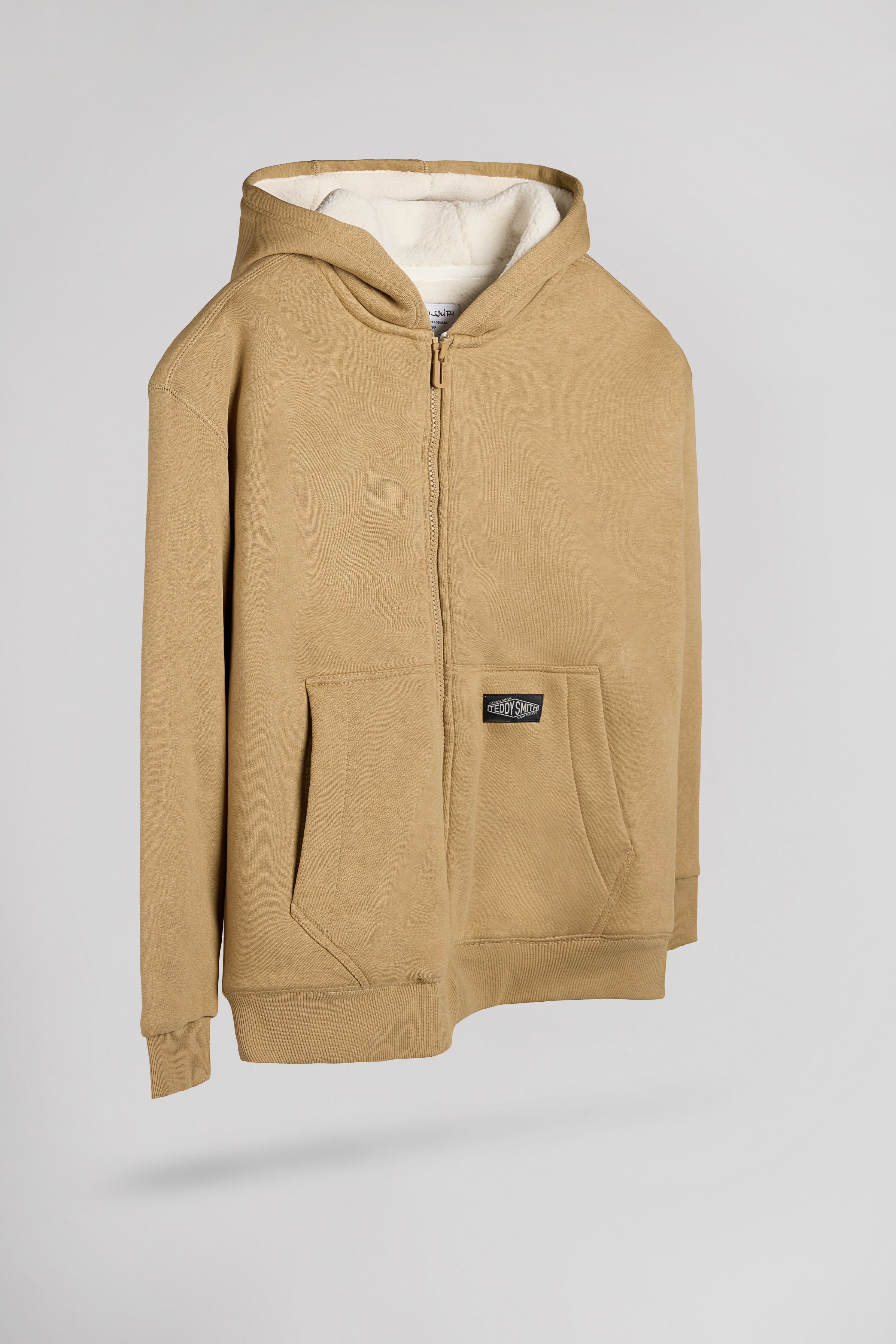 Teddy Smith G-Ony Hoody Jr gilet sherpa worker beige