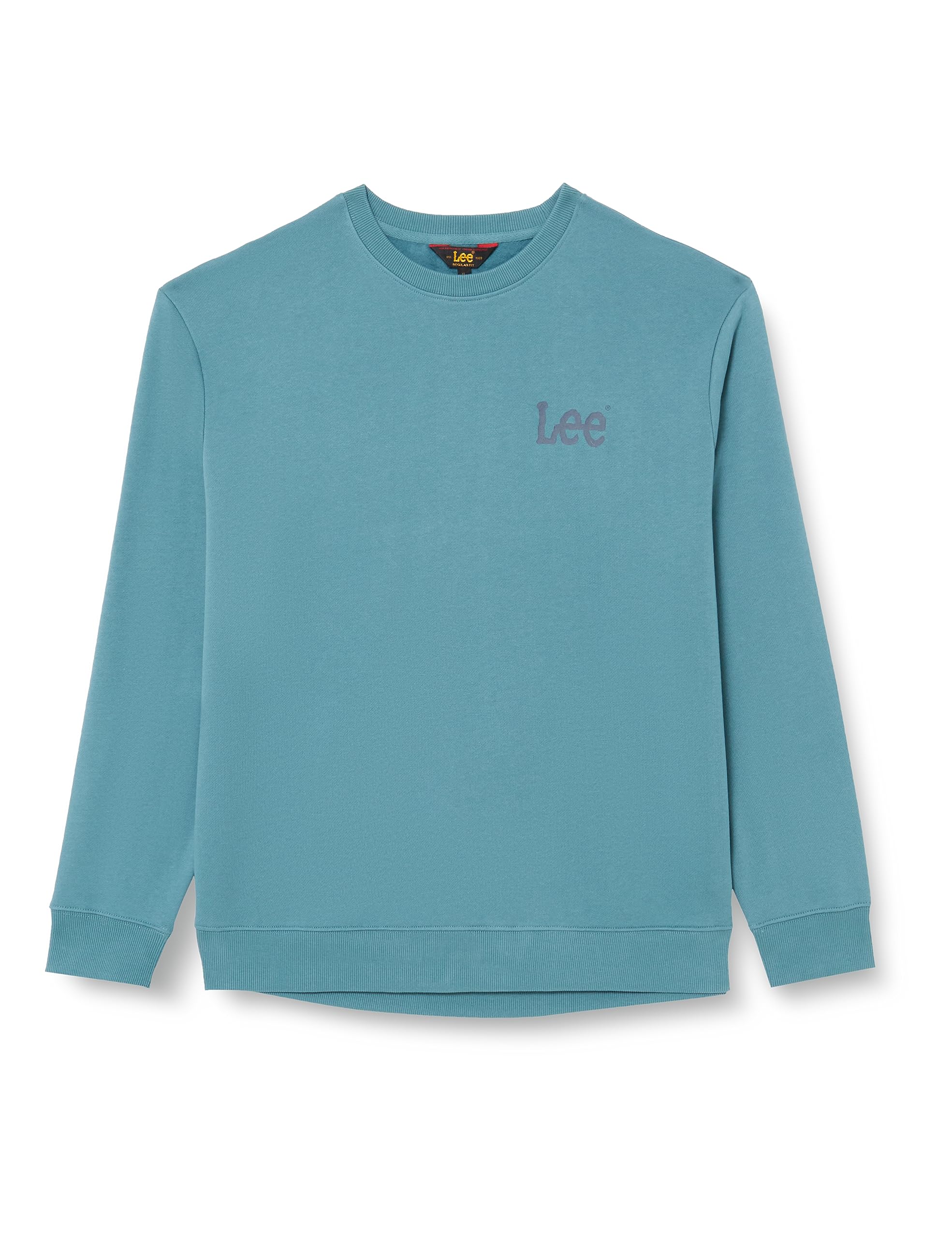 Lee Patch Crew SWS sweat homme noir coupe regular
