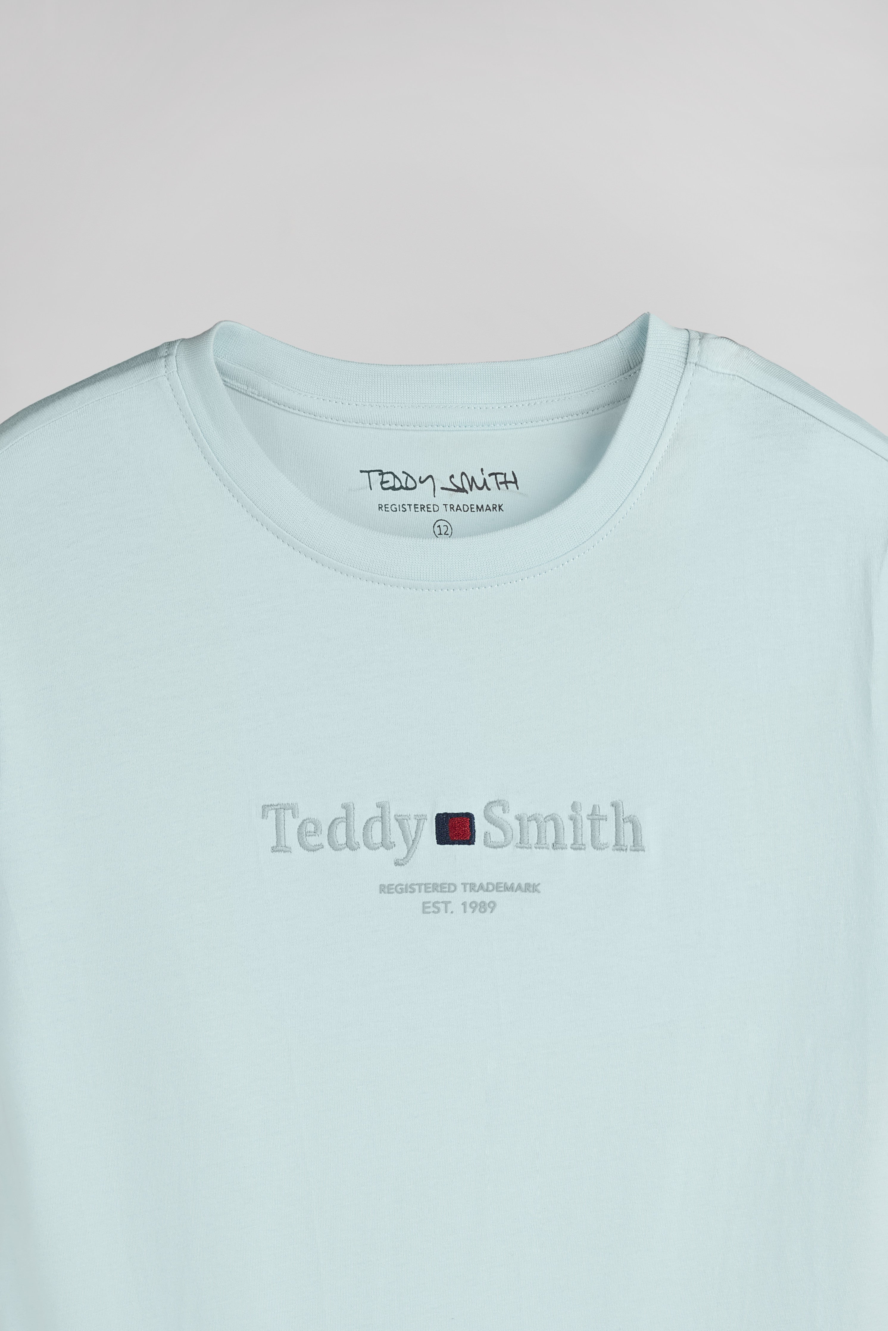 Teddy Smith T-Jim MC JR t-shirt garçon bleach menthol coton