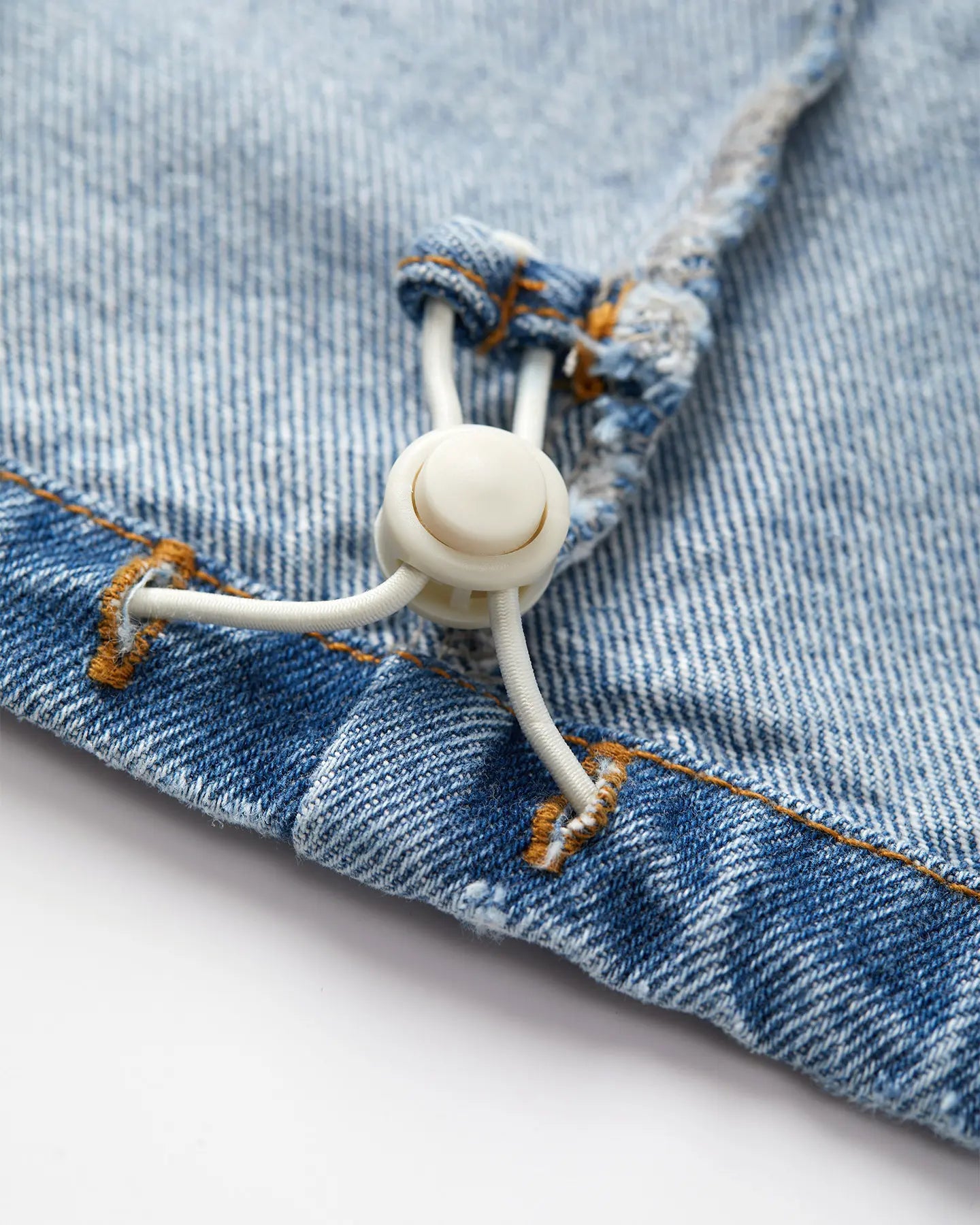 Labdip Baker veste en jean Stone Fade bomber courte