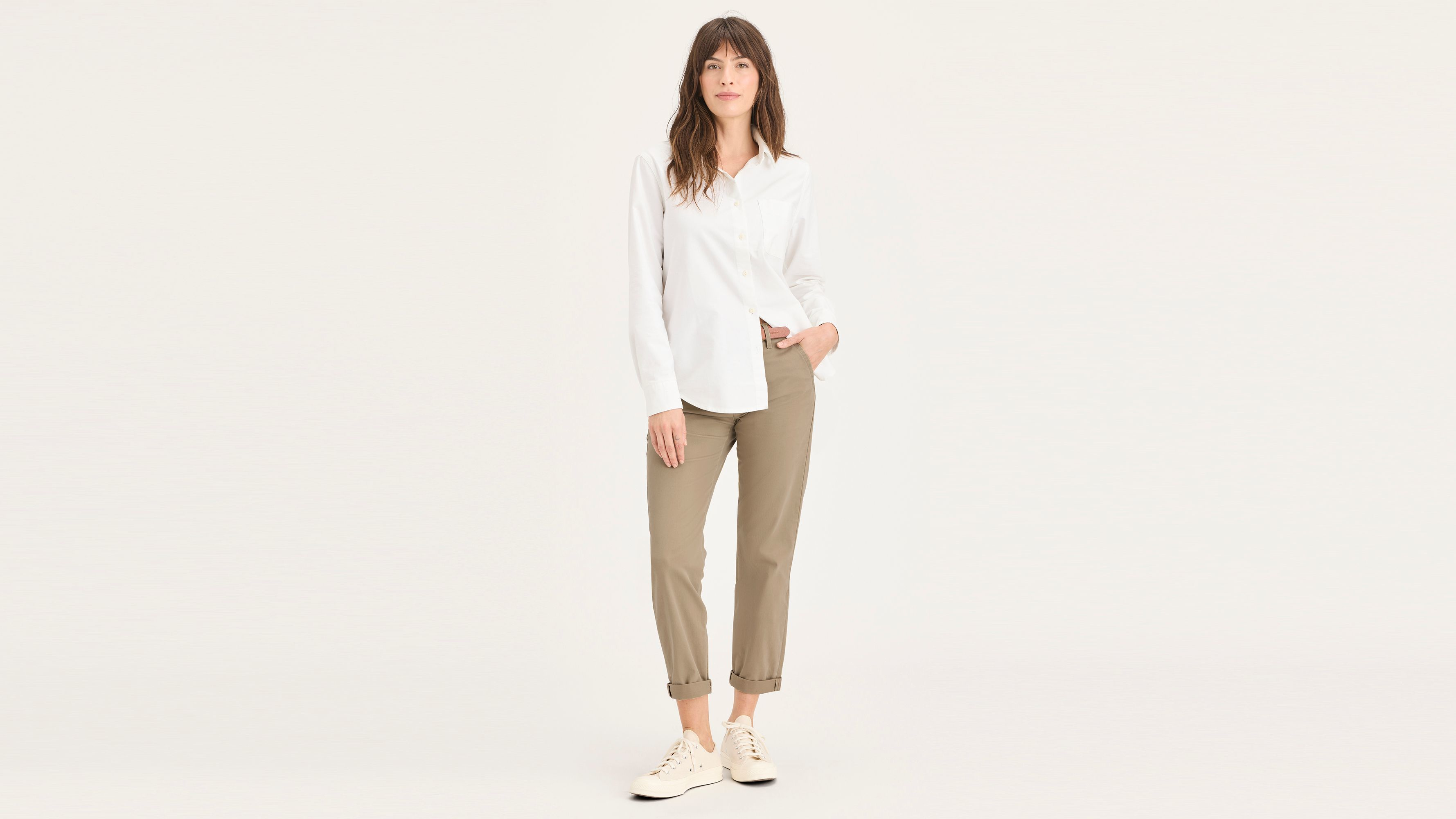 Dockers Weekend Chino Slim Fit pantalon beige long