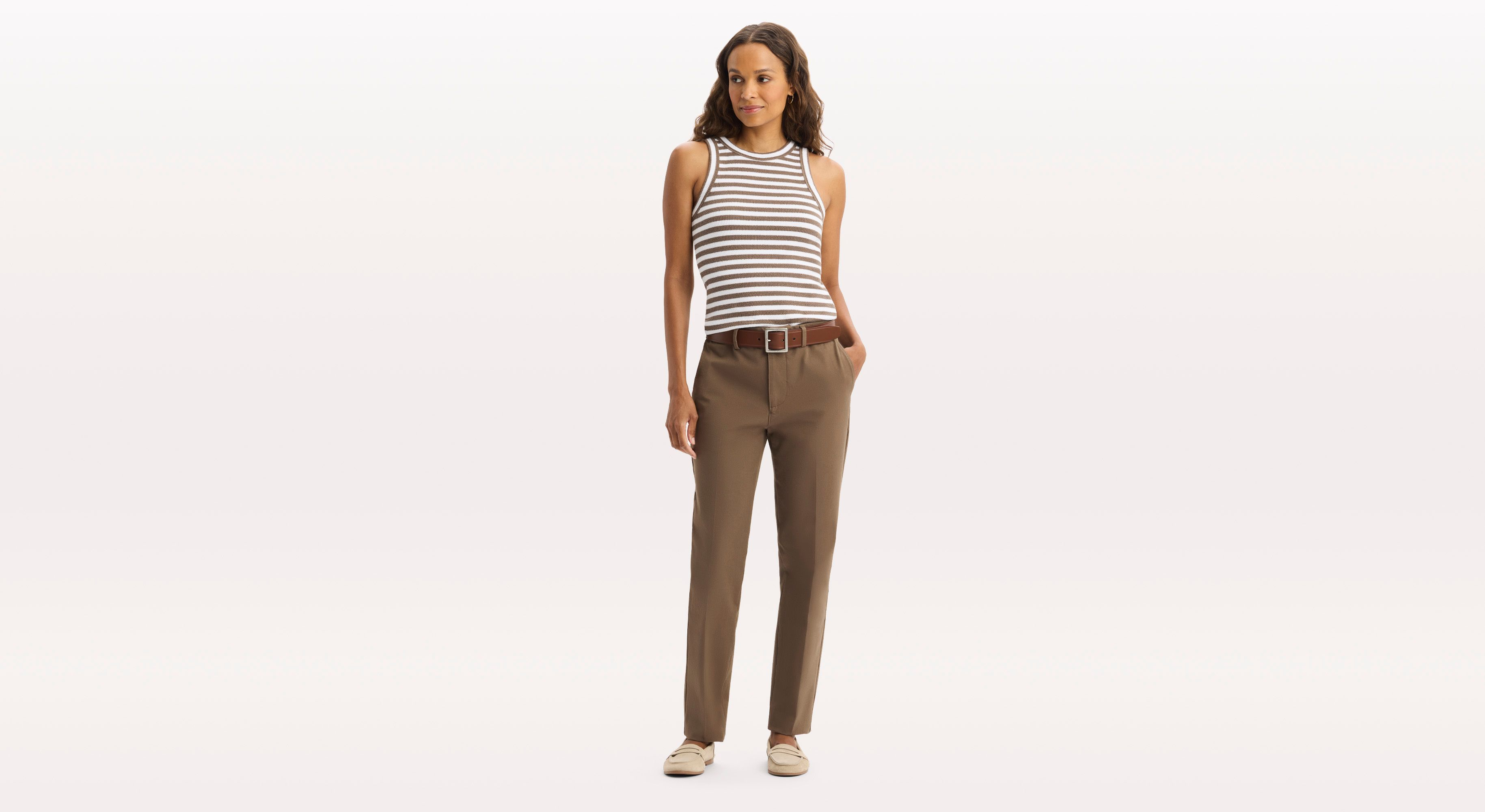 Dockers Collins Sculpt pantalon chino slim marron