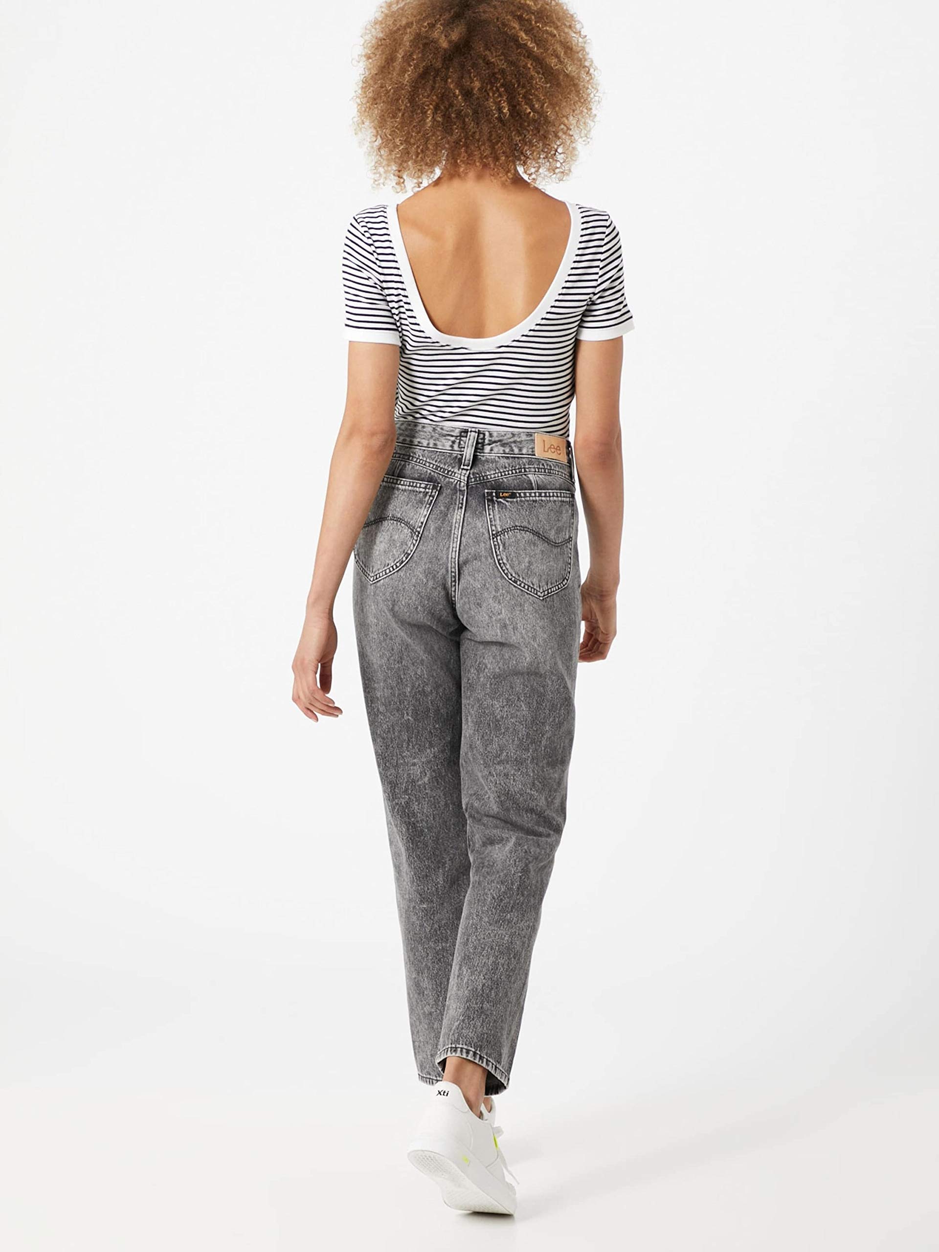 Lee Sarandon Carol 90 jean gris taille haute
