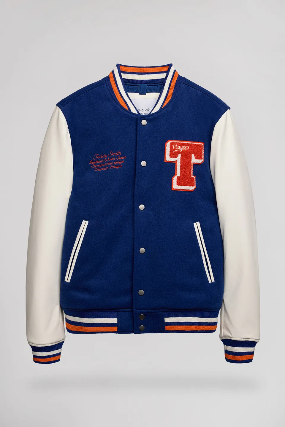Teddy Smith B-Romeo blouson teddy bleu roi