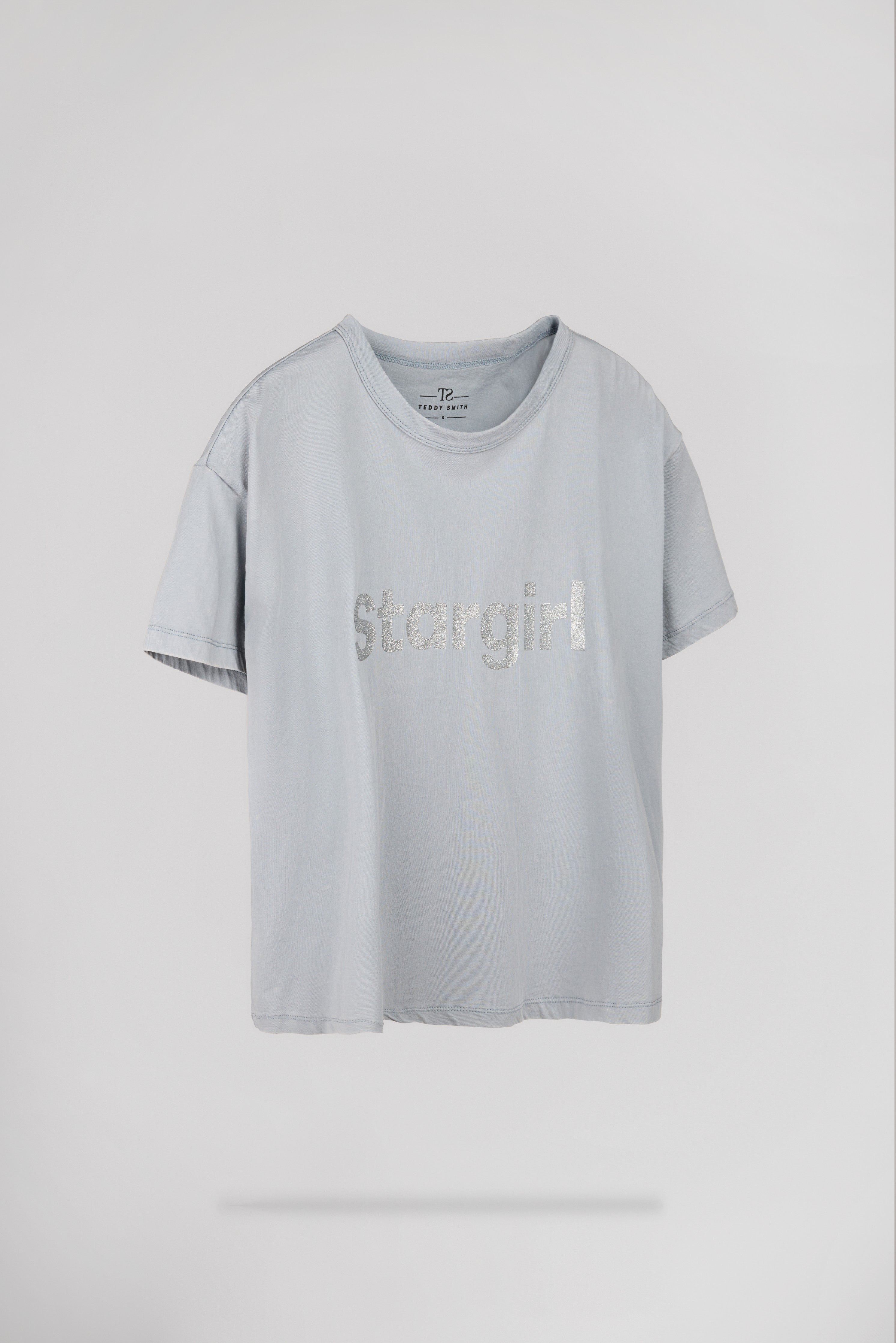 Teddy Smith T-Silver MC t-shirt oversize gris lune