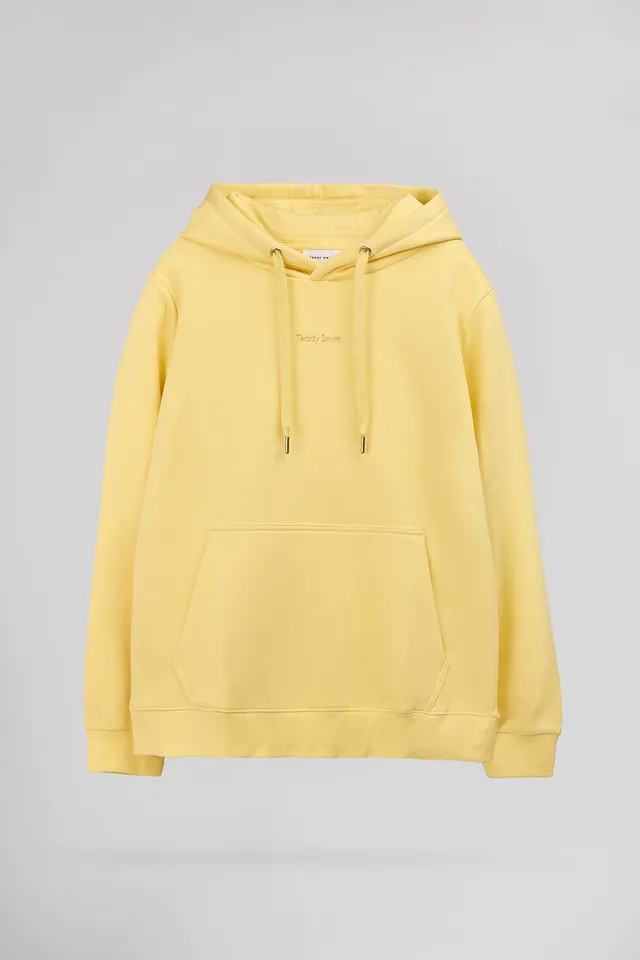 Teddy Smith S-Solene Hoody sweat femme jaune citron