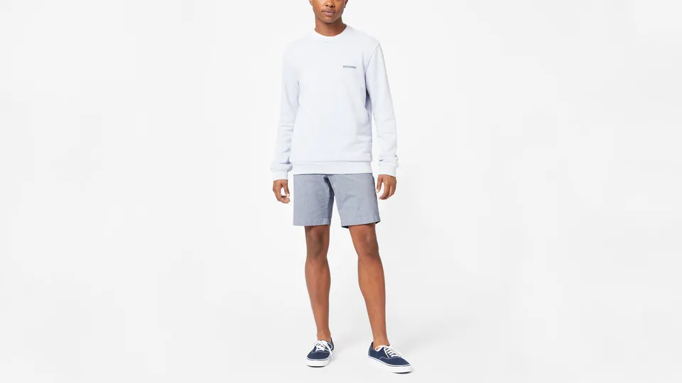 Dockers Supreme Flex Short Chino Slim Bleu Saragasso