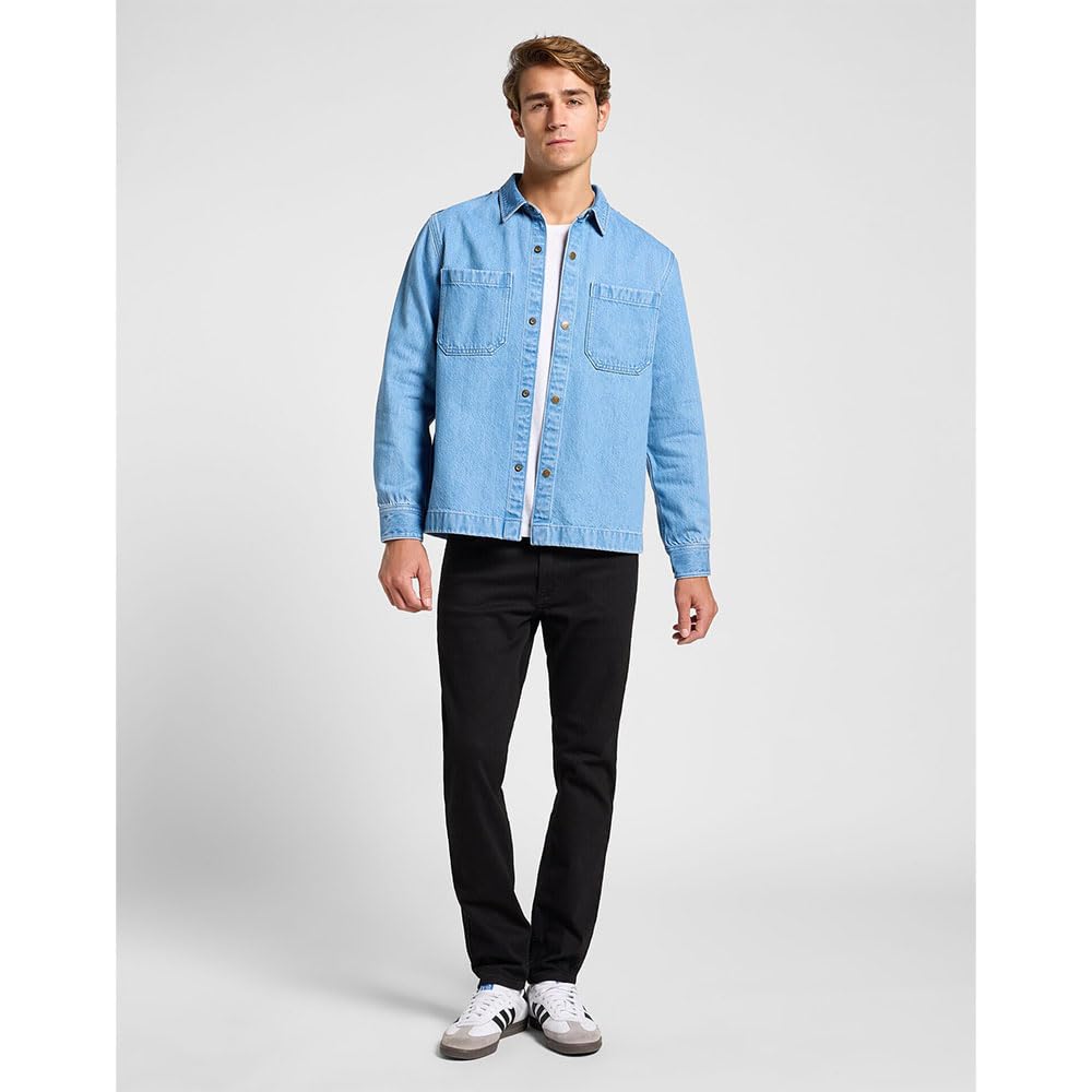 Lee 2 Pkt Overshirt surchemise homme Cappuccino