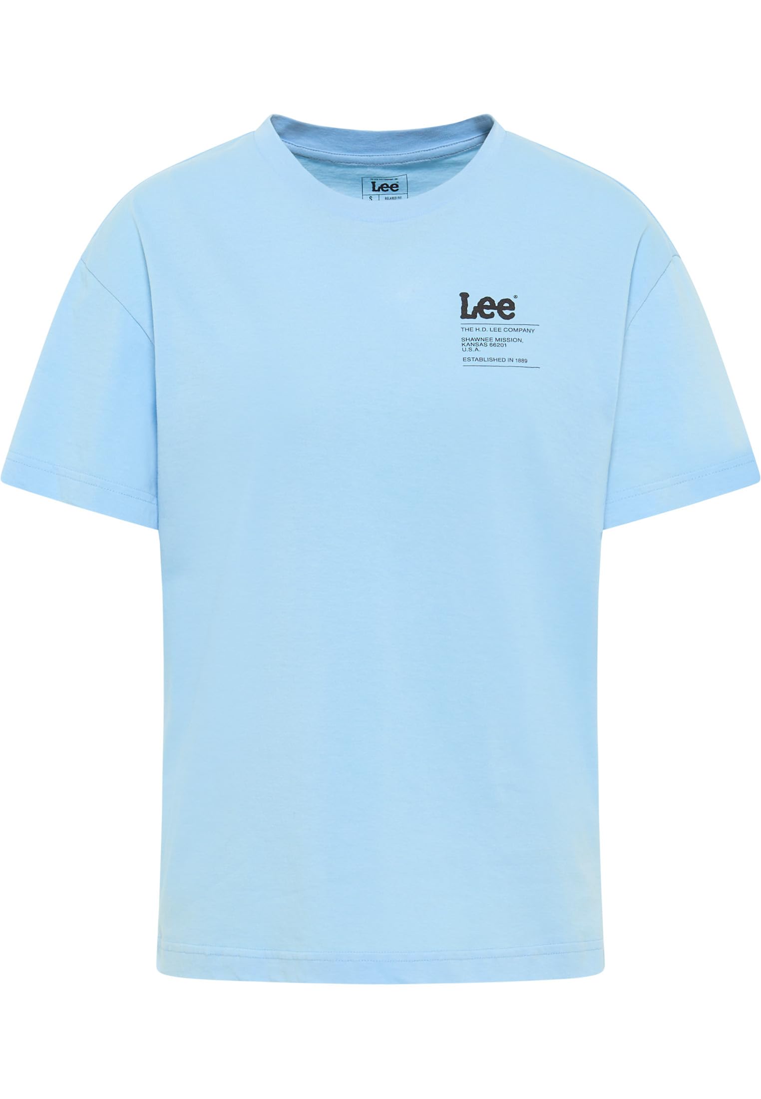 Lee Relaxed Crew t-shirt femme bleu taille L