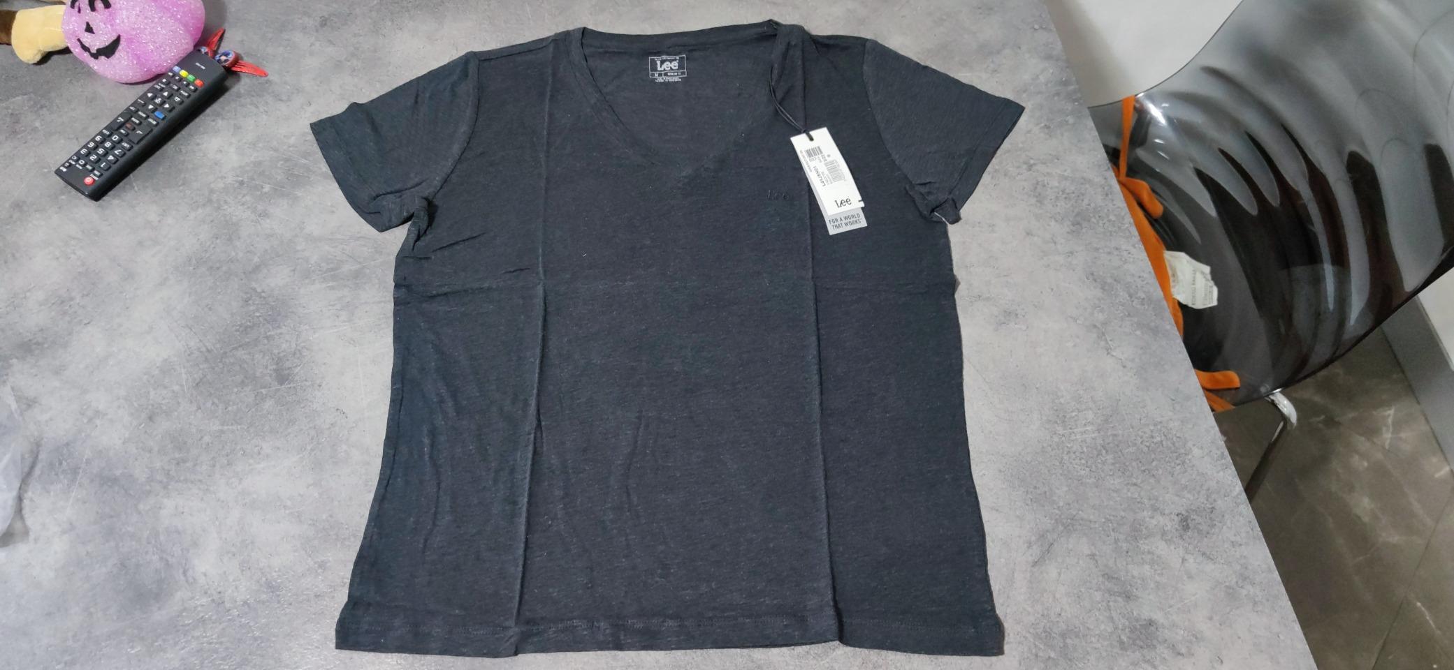 Lee V Neck Tee t-shirt femme col V coton