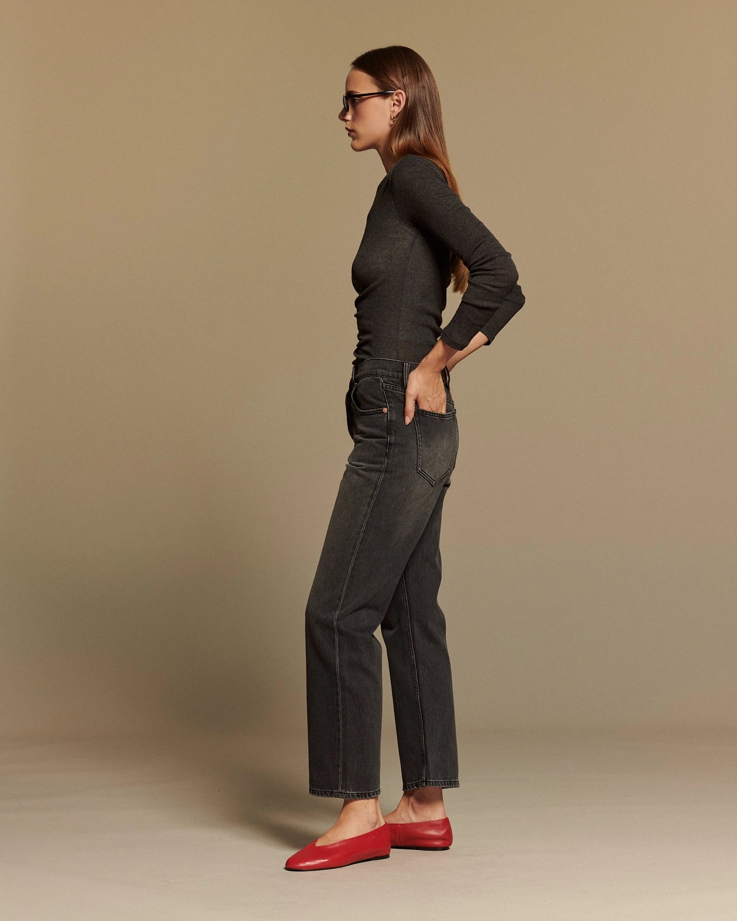 Labdip Quincy Maxi Kohl jean droit anthracite