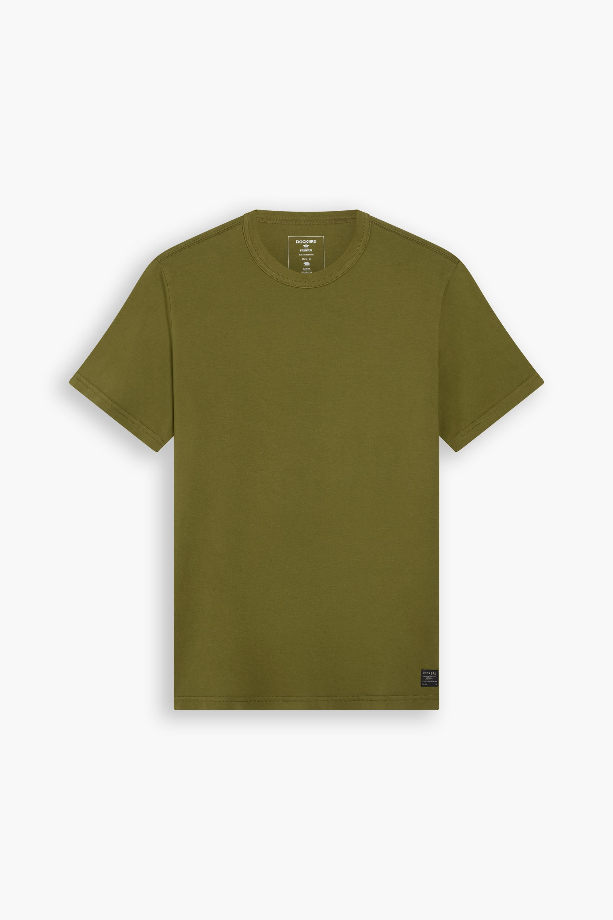 Dockers Crewneck Tee t-shirt homme vert coton