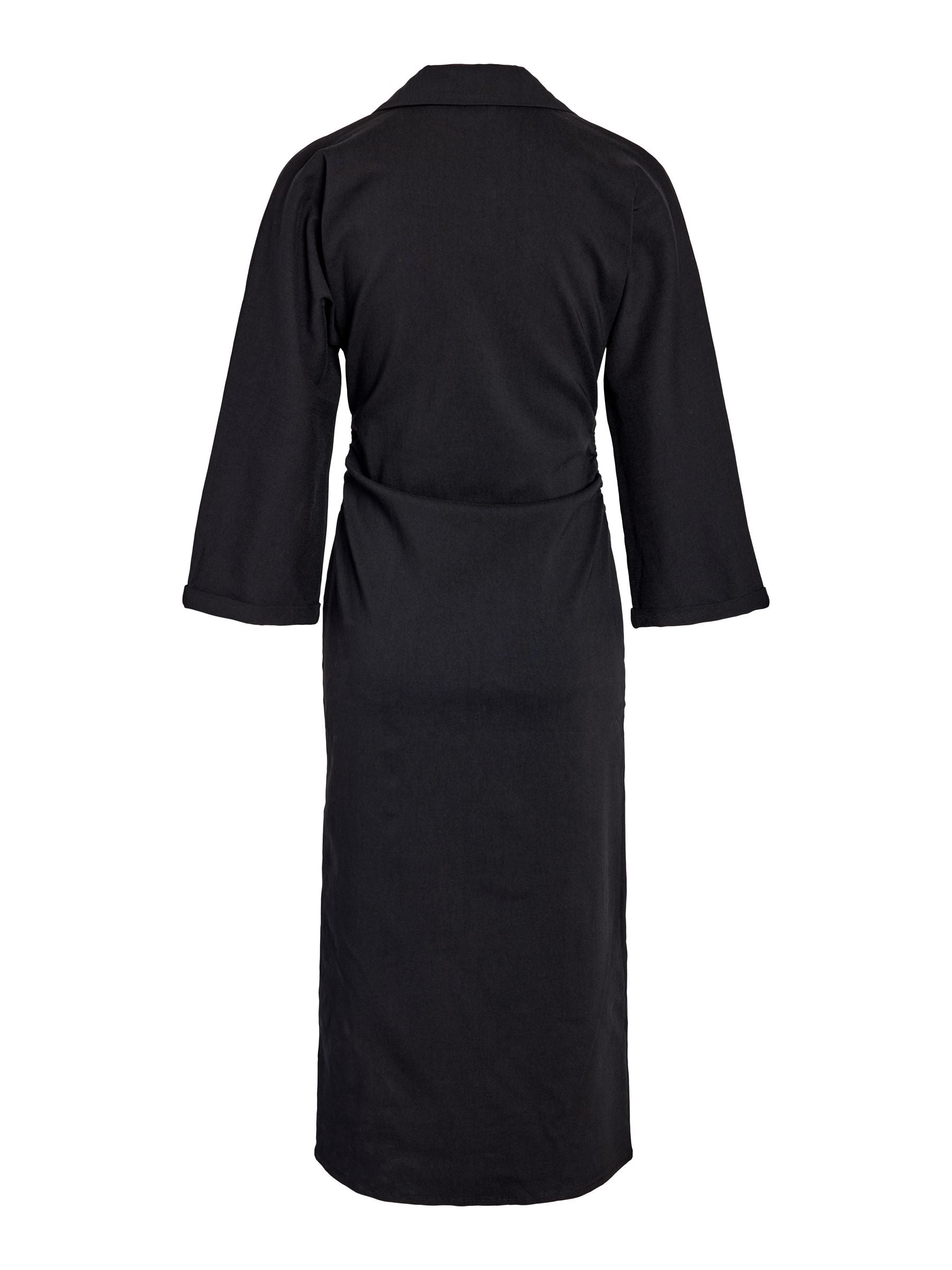 Noisy May Josefina robe chemise midi col V boutons
