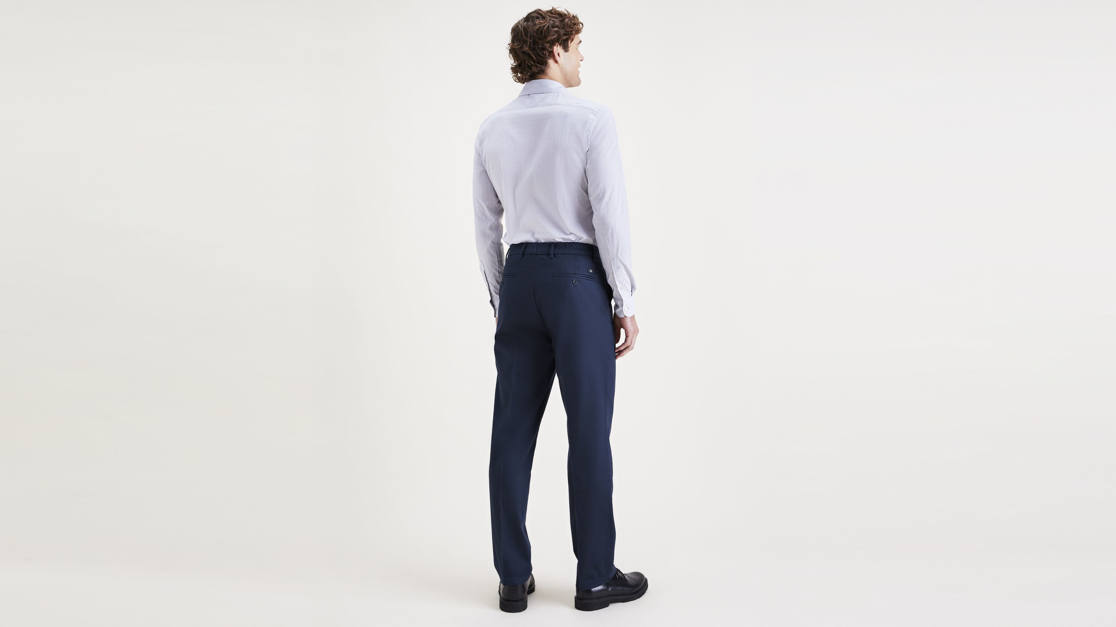 Dockers Signature Iron Free chino homme Navy Blazer stretch