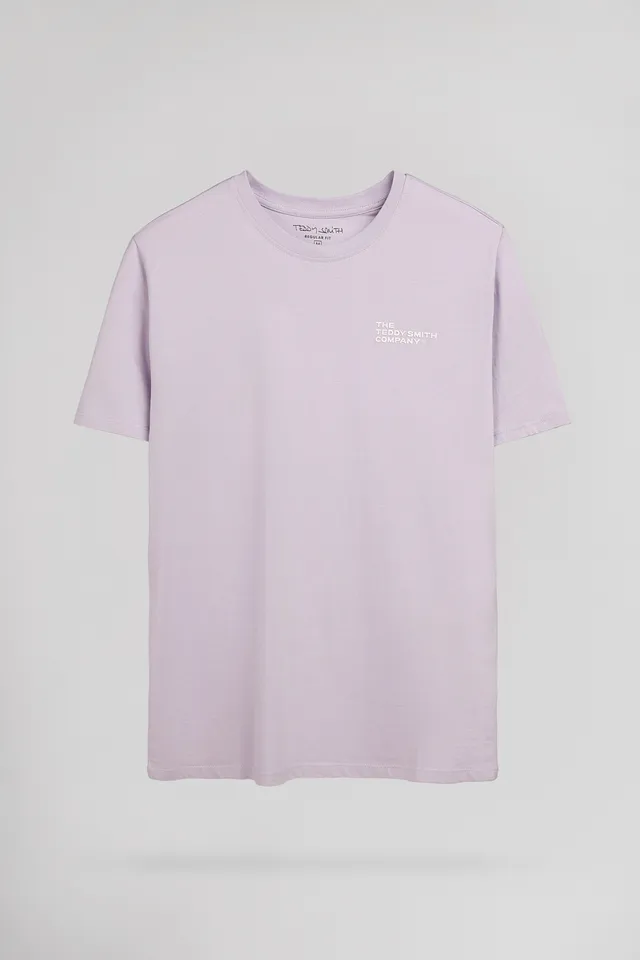 Teddy Smith T-Pany MC t-shirt coton lavande