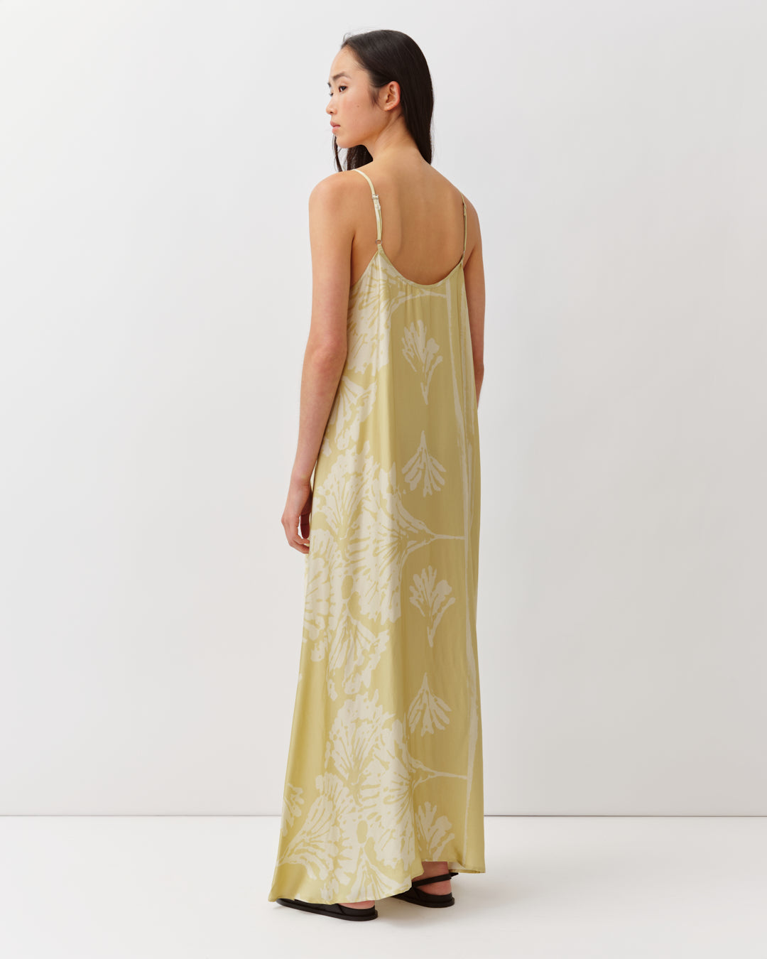 DIEGA Ravka robe jaune écru bretelles