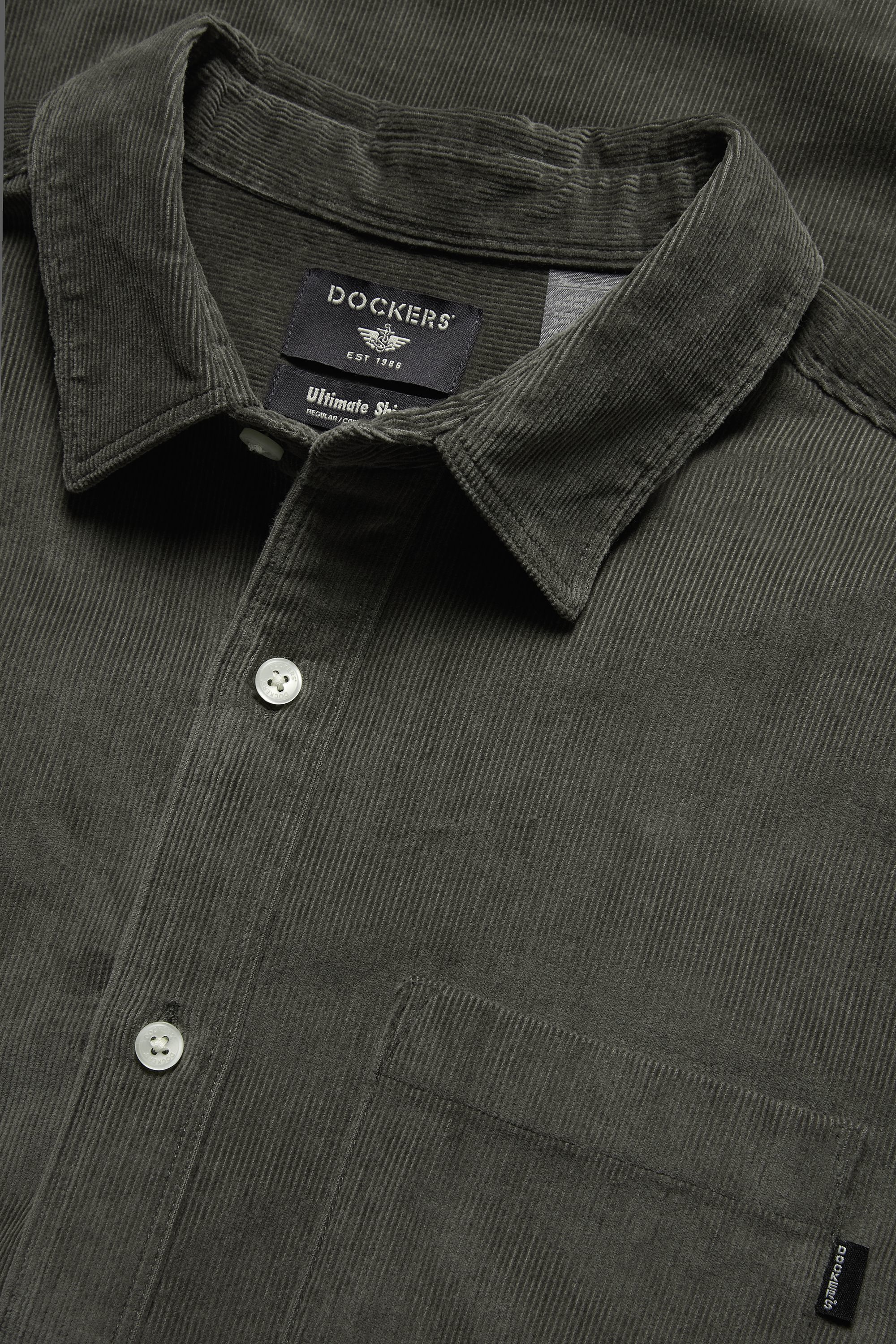 Dockers Ultimate chemise regular homme verte coton