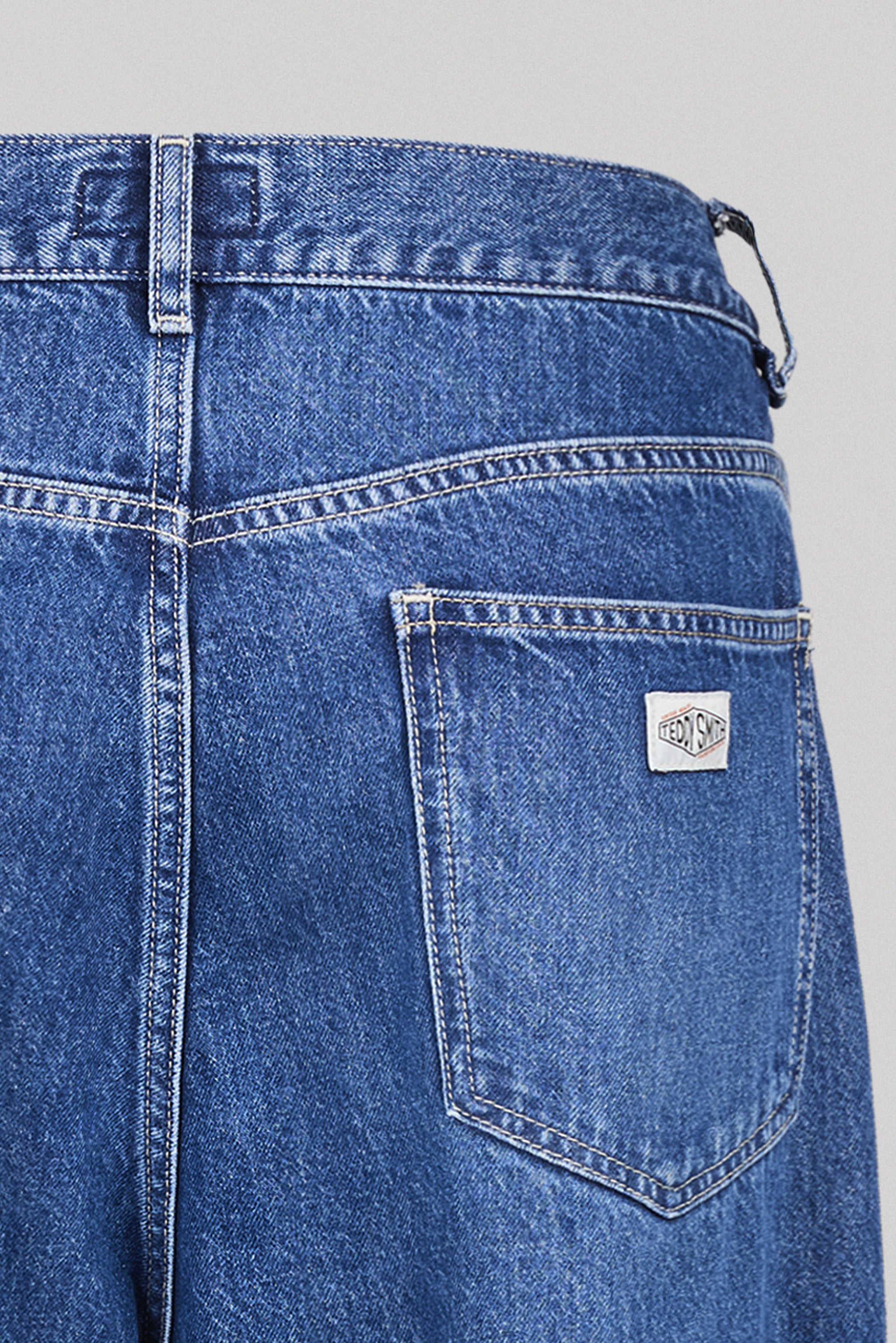 Teddy Smith Big Memphis jean baggy indigo 100% coton