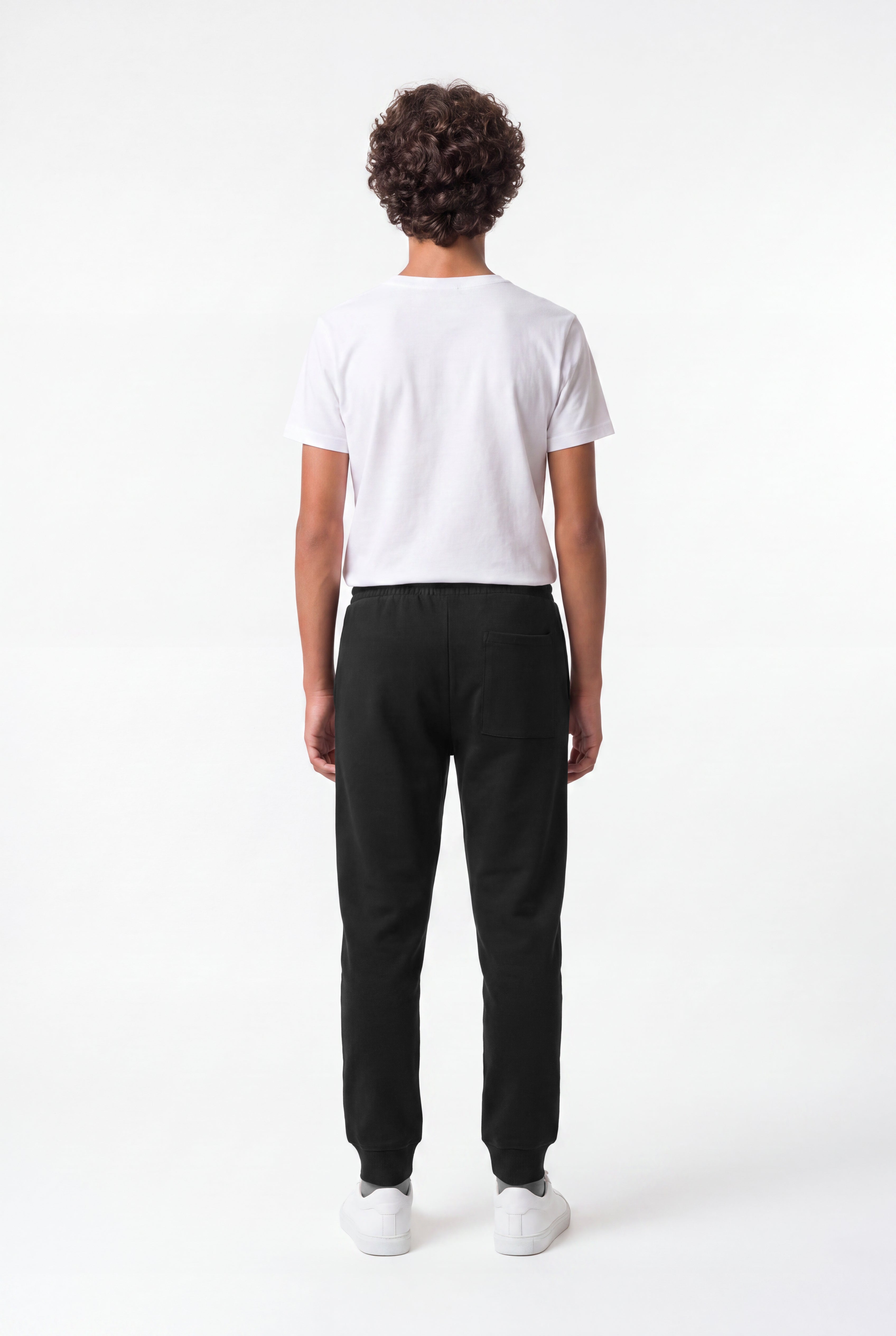 Teddy Smith P-Company Jr jogging garçon noir uni coton