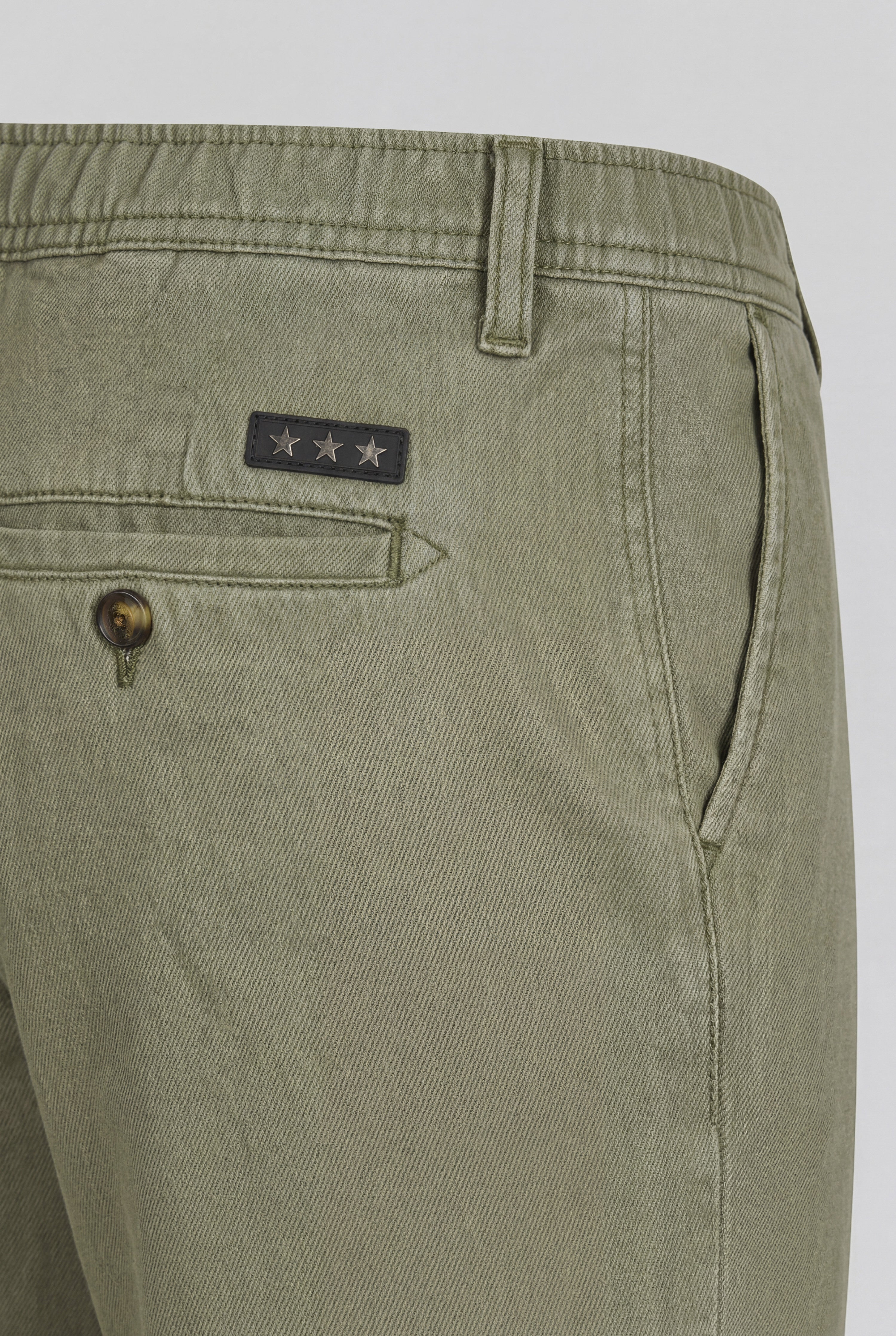 Teddy Smith S-Arlo SH short denim homme kaki sable élastiqué