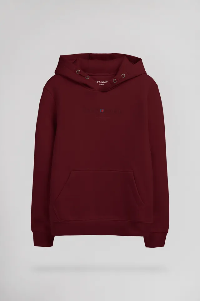 Teddy Smith S-Jim Hoody JR sweat capuche enfant bordeaux