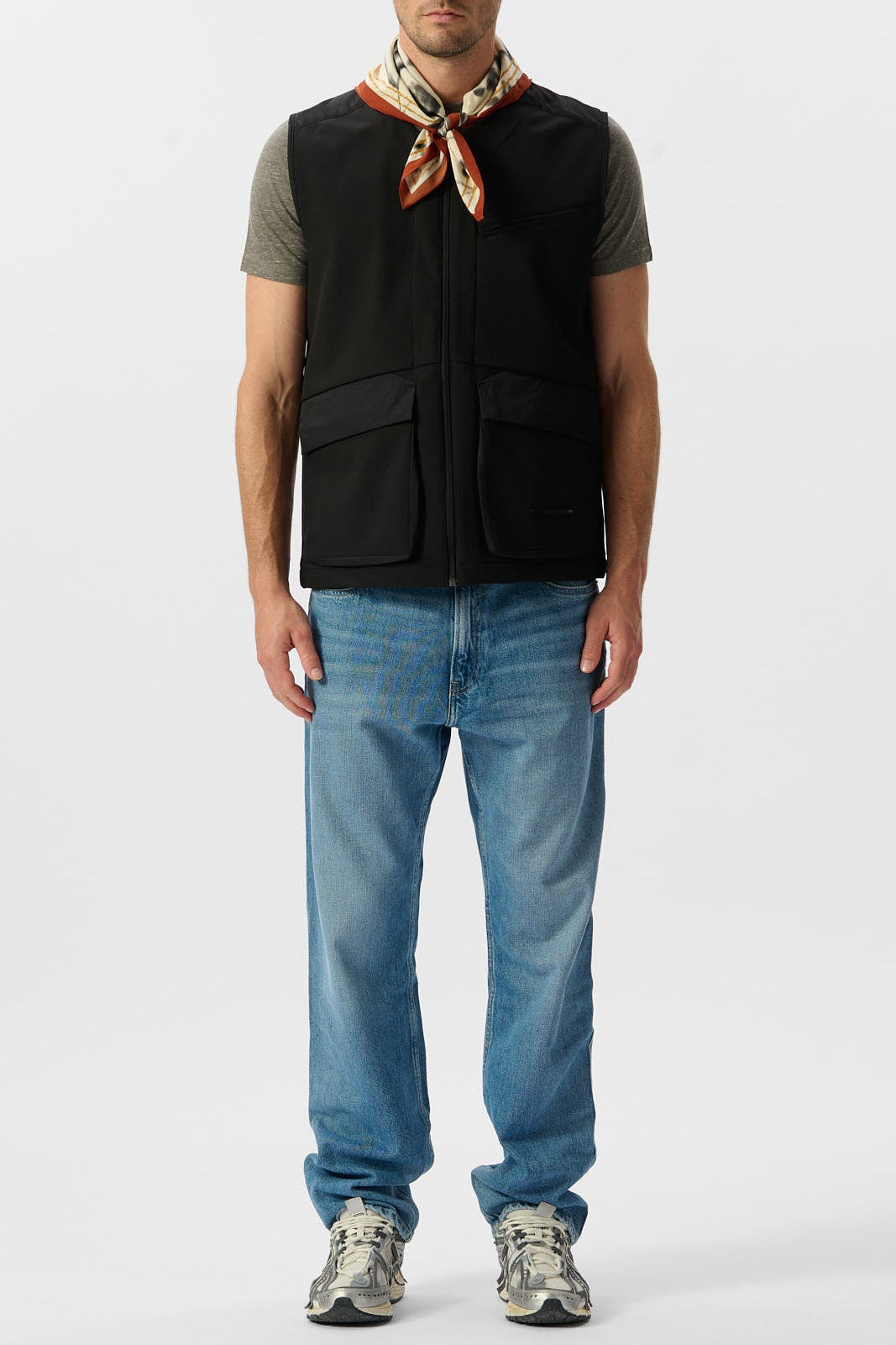 Teddy Smith B-Ester veste sans manches noir zippé homme