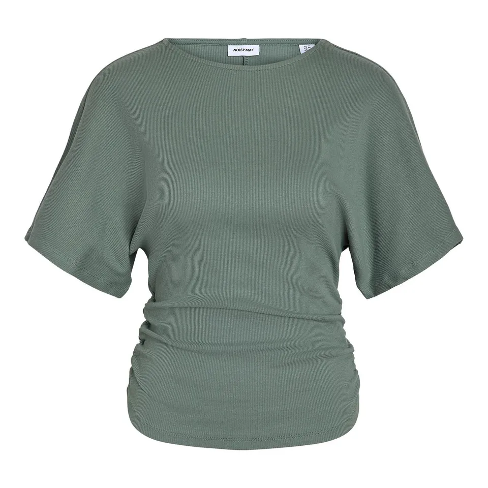 Noisy May Abbi t-shirt coton bio froncé