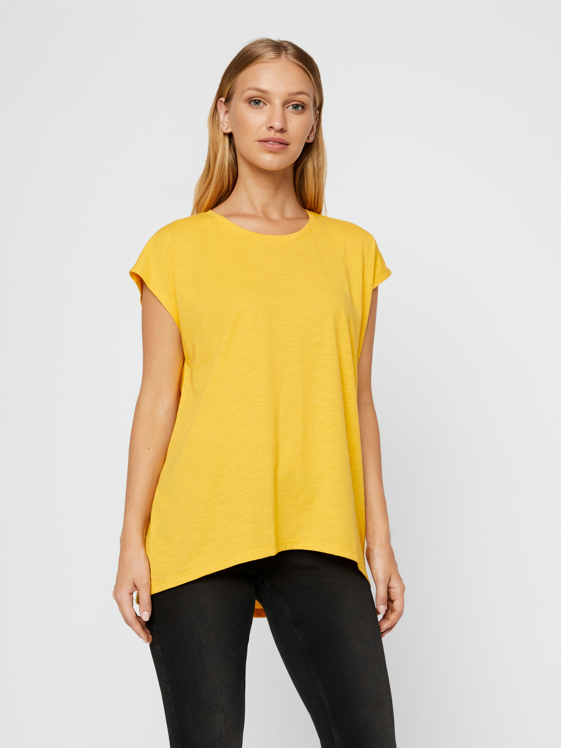 Noisy May tee-shirt oversize col rond coupe loose