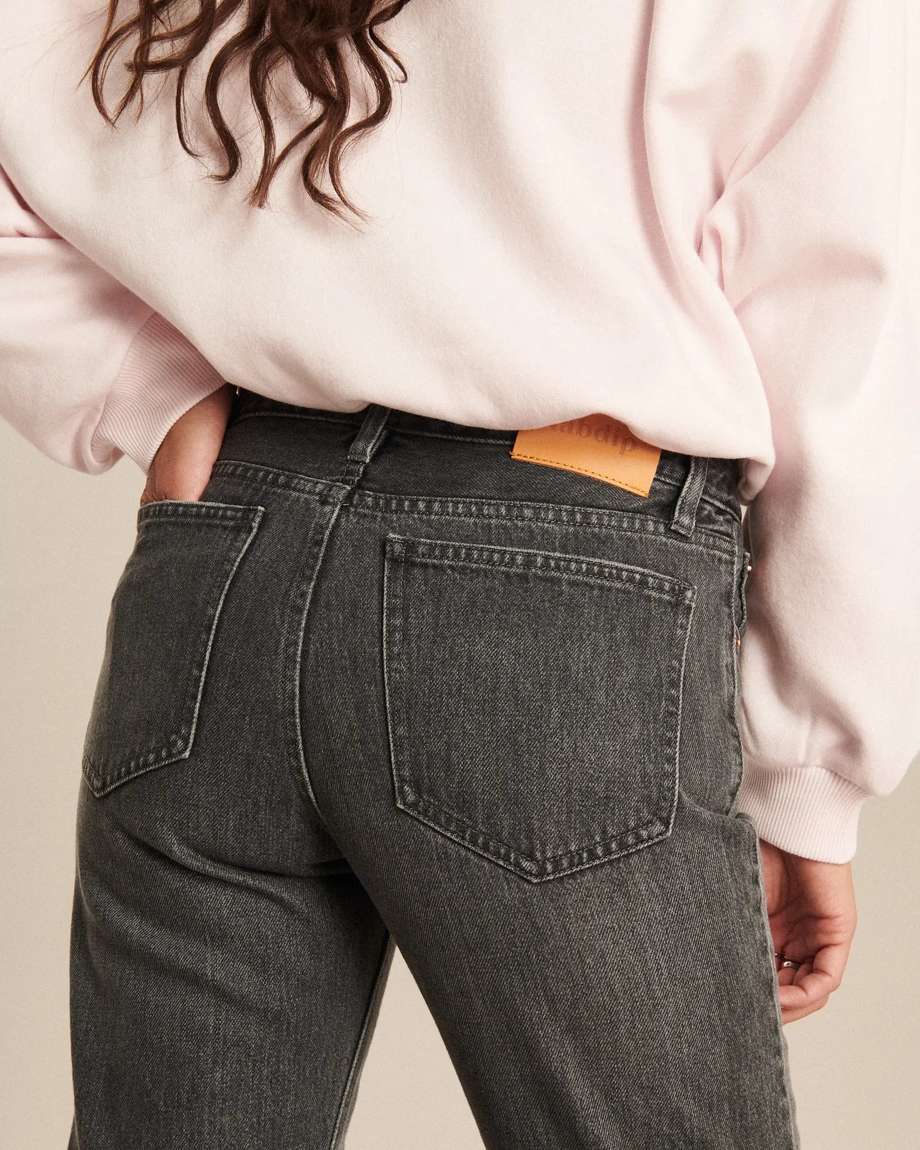 Labdip Parker jean droit gris cendré BL 30 100% coton