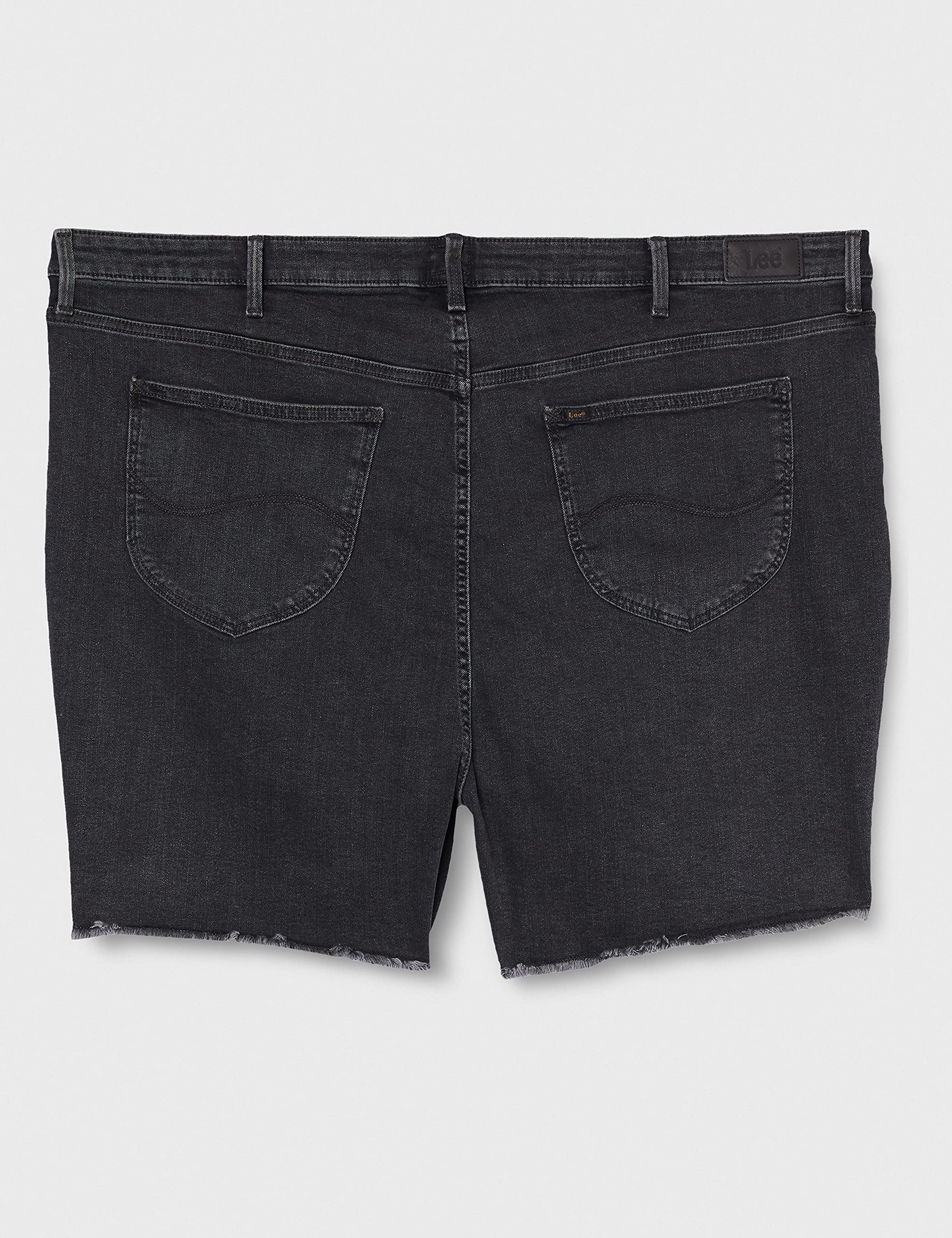 Lee Boyfriend short femme noir grande taille denim