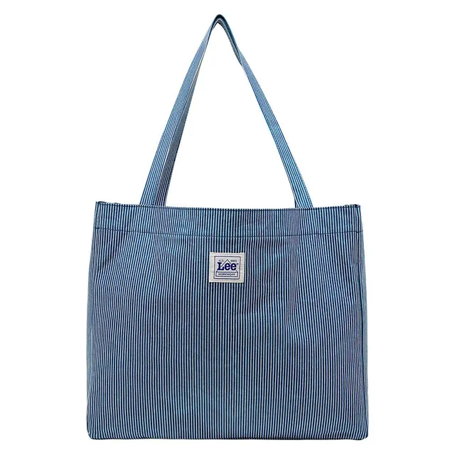 Lee Beach Bag sac de plage rayé selvedge