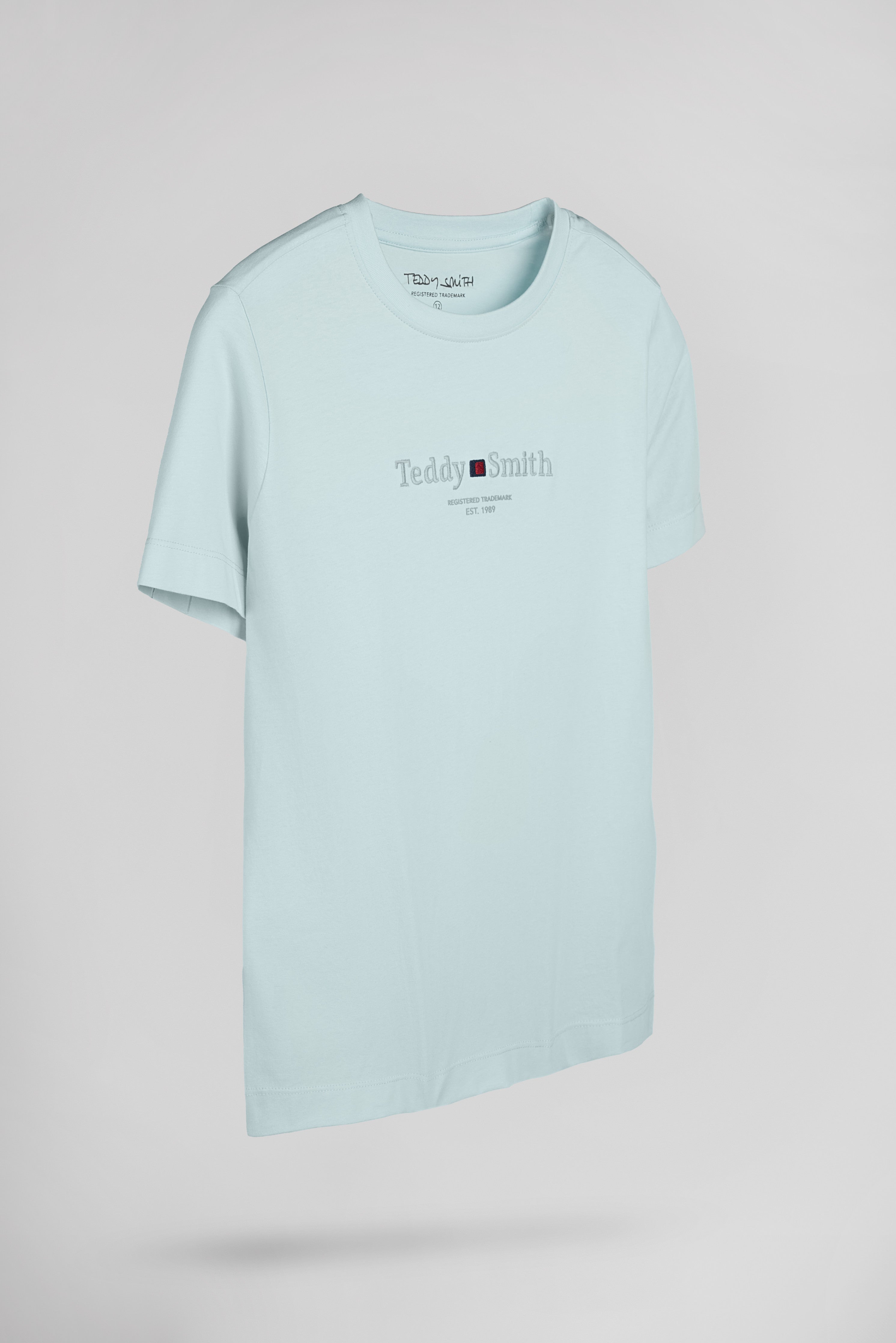 Teddy Smith T-Jim MC JR t-shirt garçon bleach menthol coton