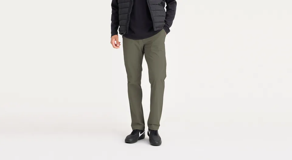 Dockers Go chino slim vert Tea Leaf