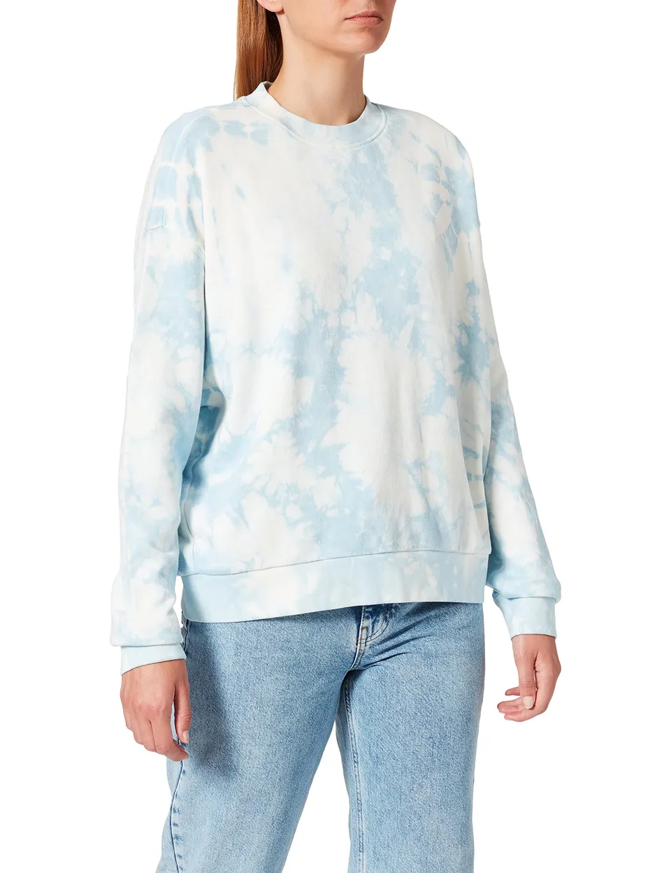 Lee Tie Dye SWS sweat femme bleu ciel tie dye