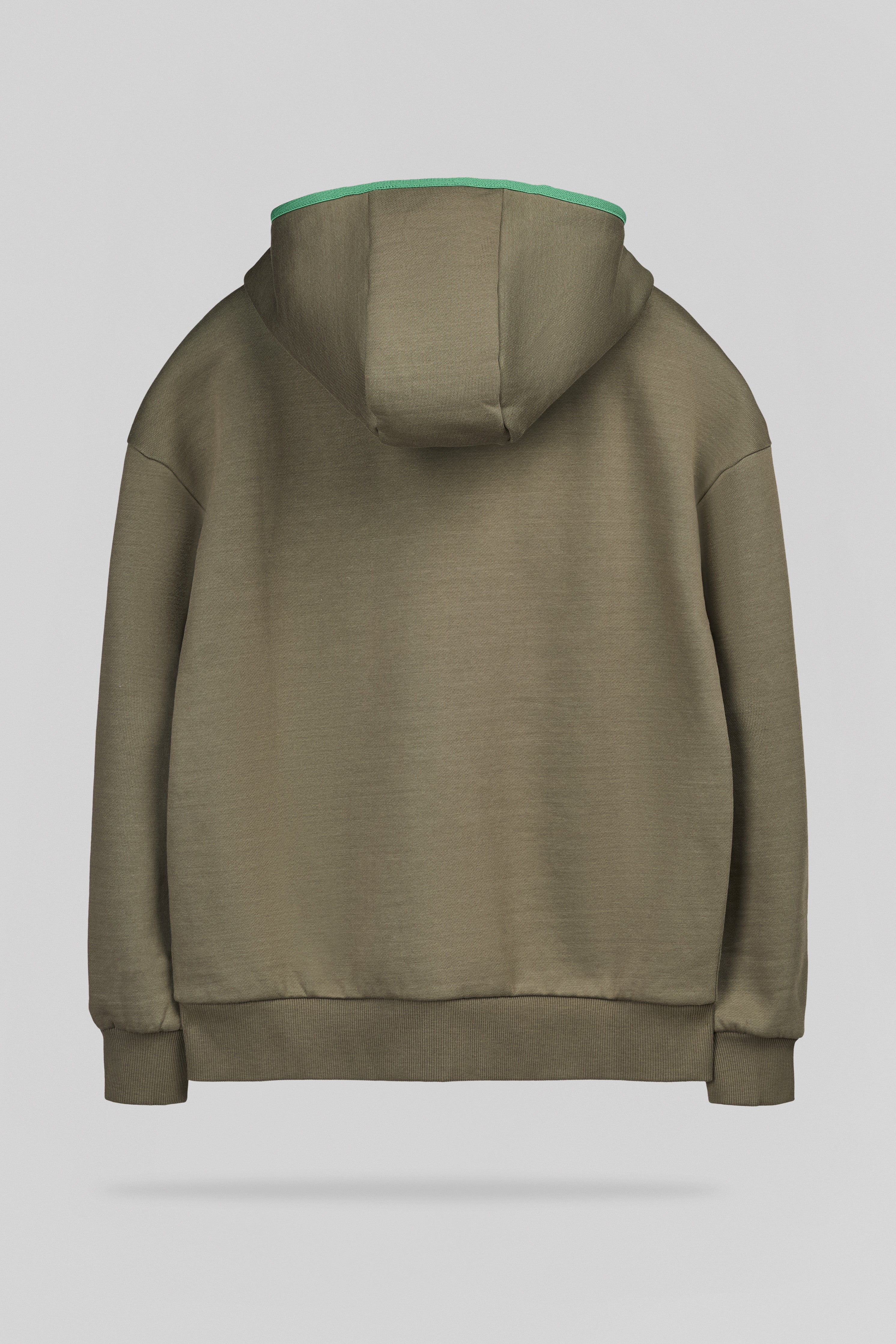 Teddy Smith Giclass AS HZ JR gilet capuche garçon kaki
