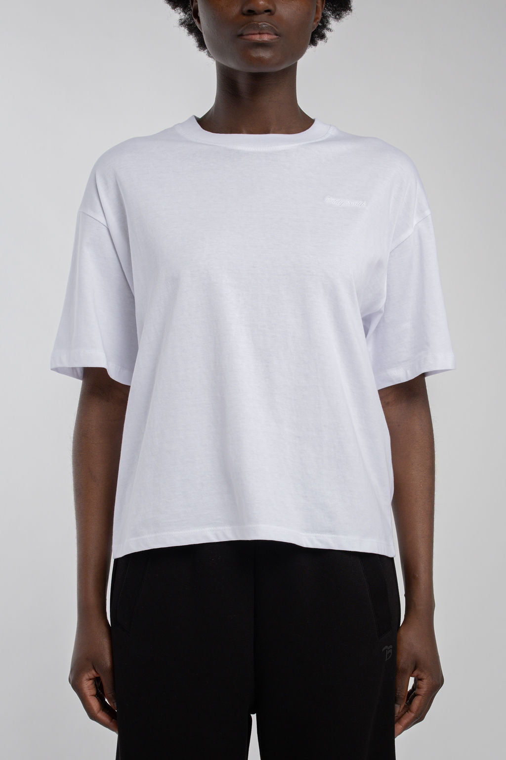 Teddy Smith T-Carla MC t-shirt court femme blanc large