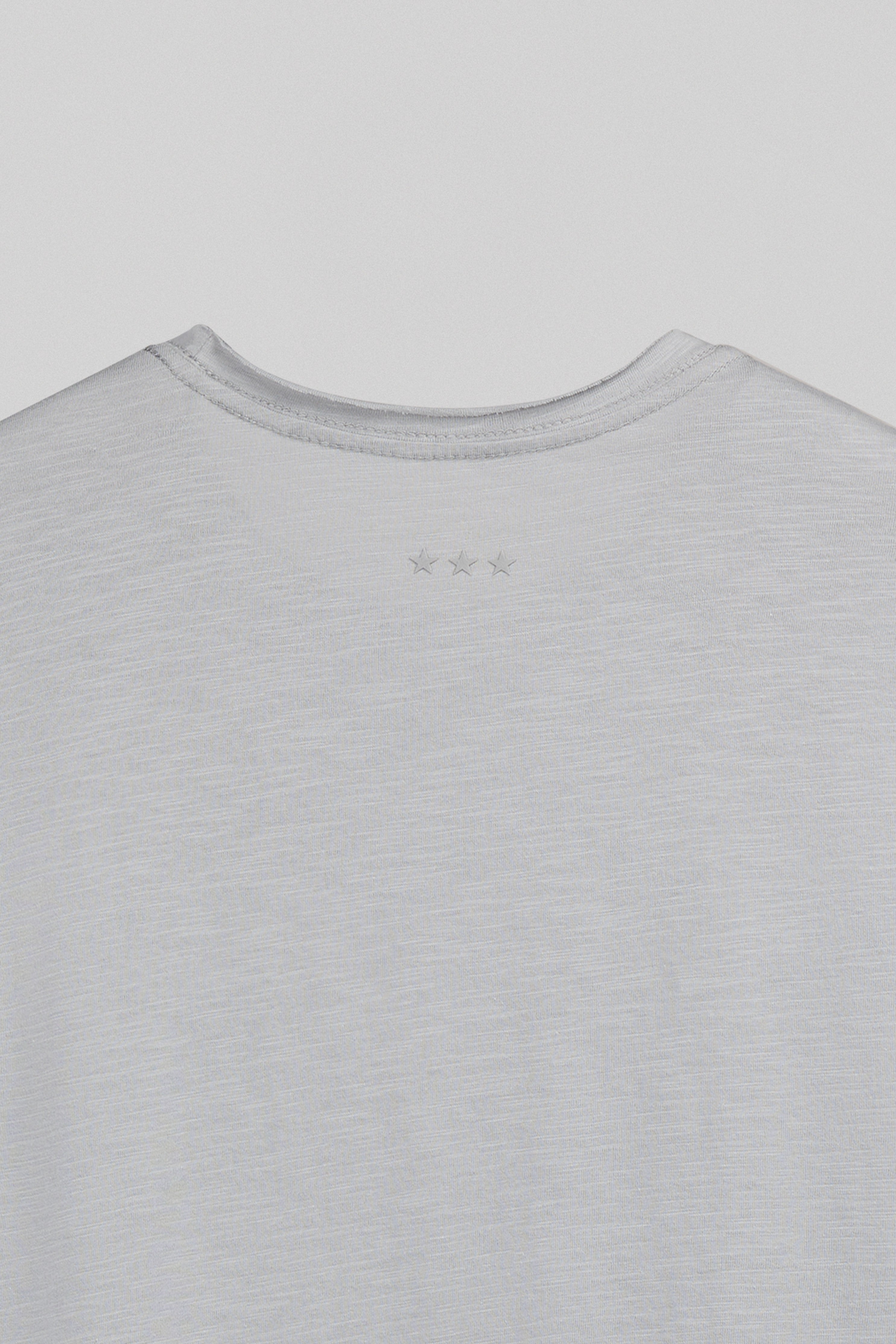 Teddy Smith T-Perry T-Shirt Bleu Fumé Slub