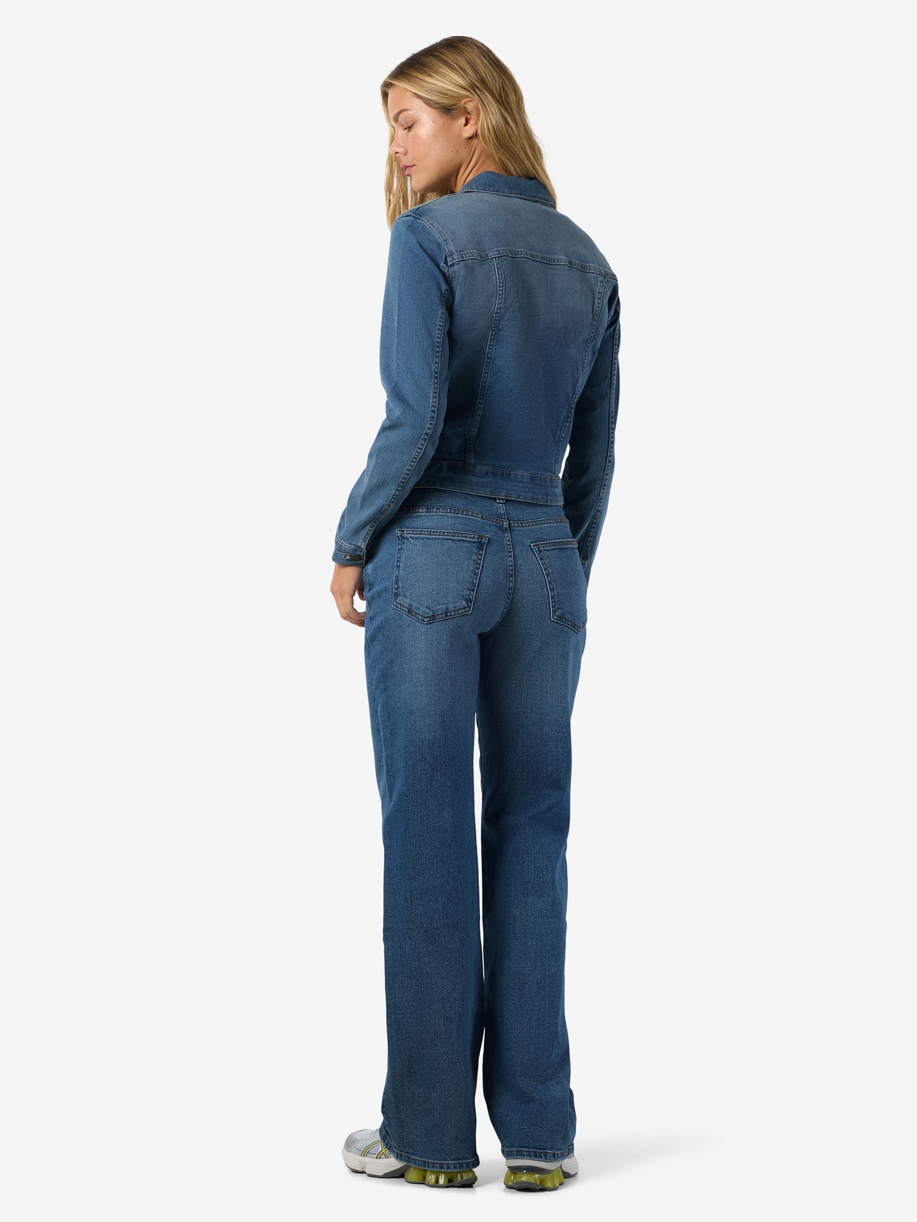 Noisy May veste en jean courte stretch ajustée