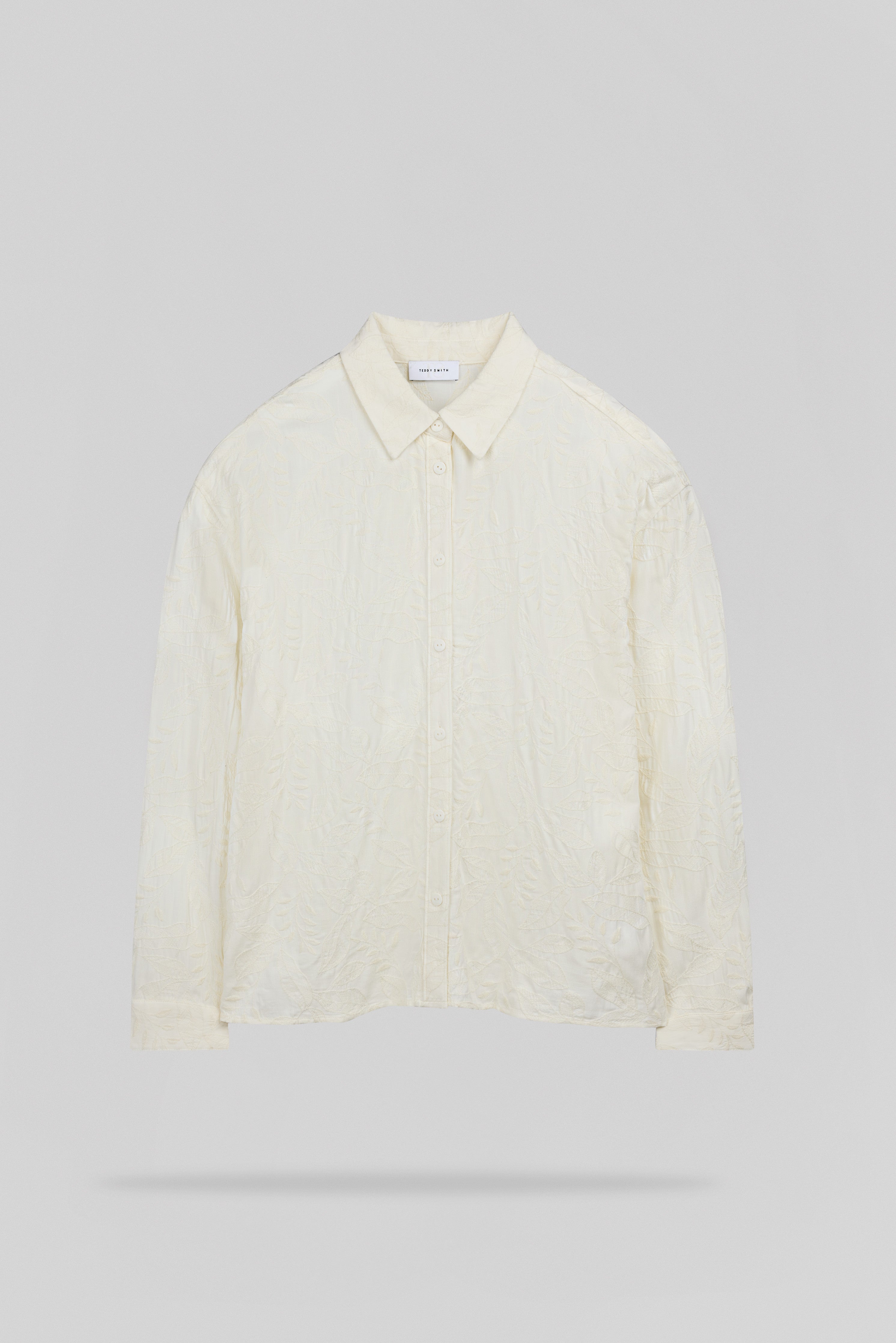 Teddy Smith C-ELINE chemise blanche broderie