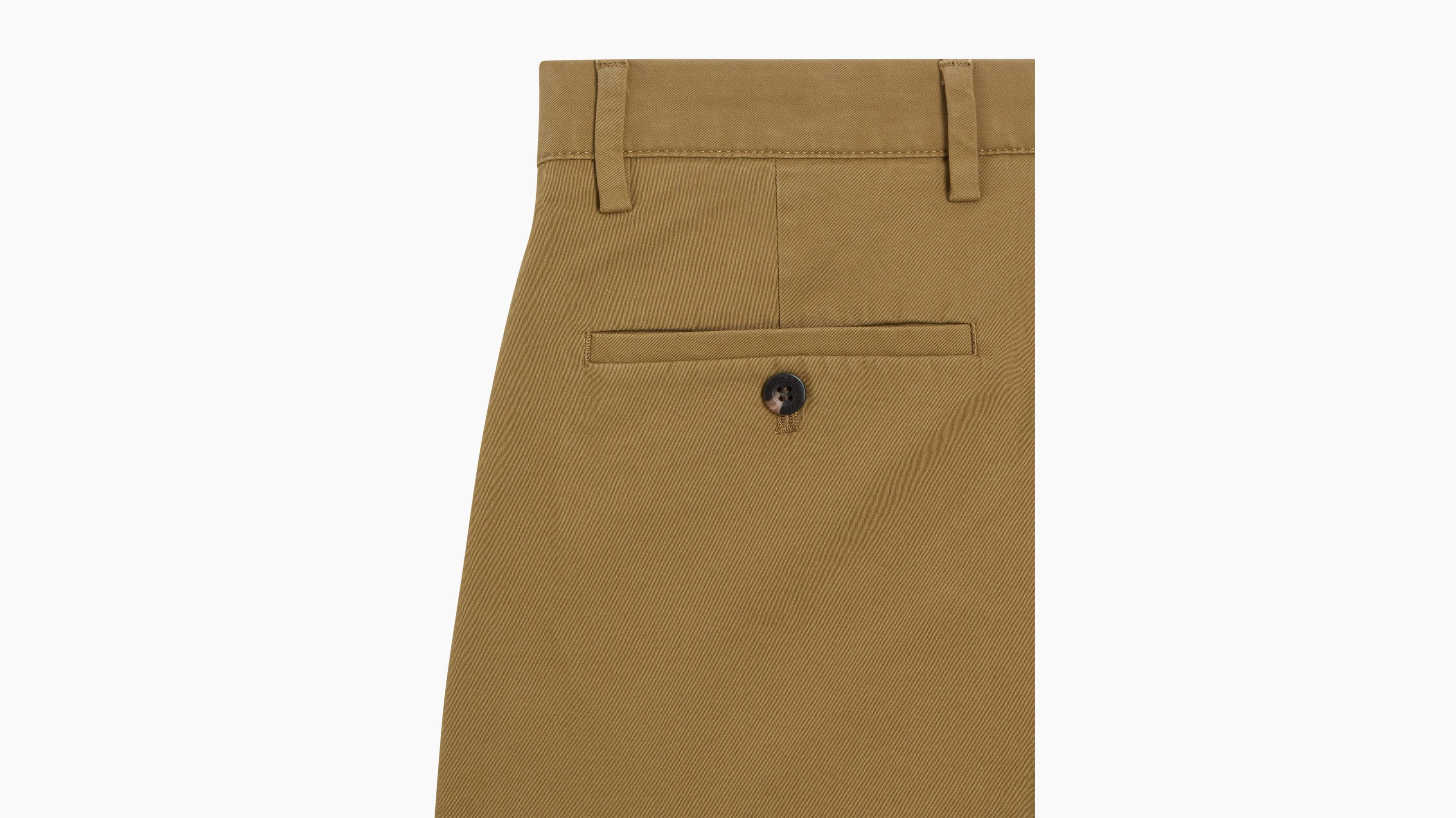 Dockers Crafted Khaki chino slim marron Ermine