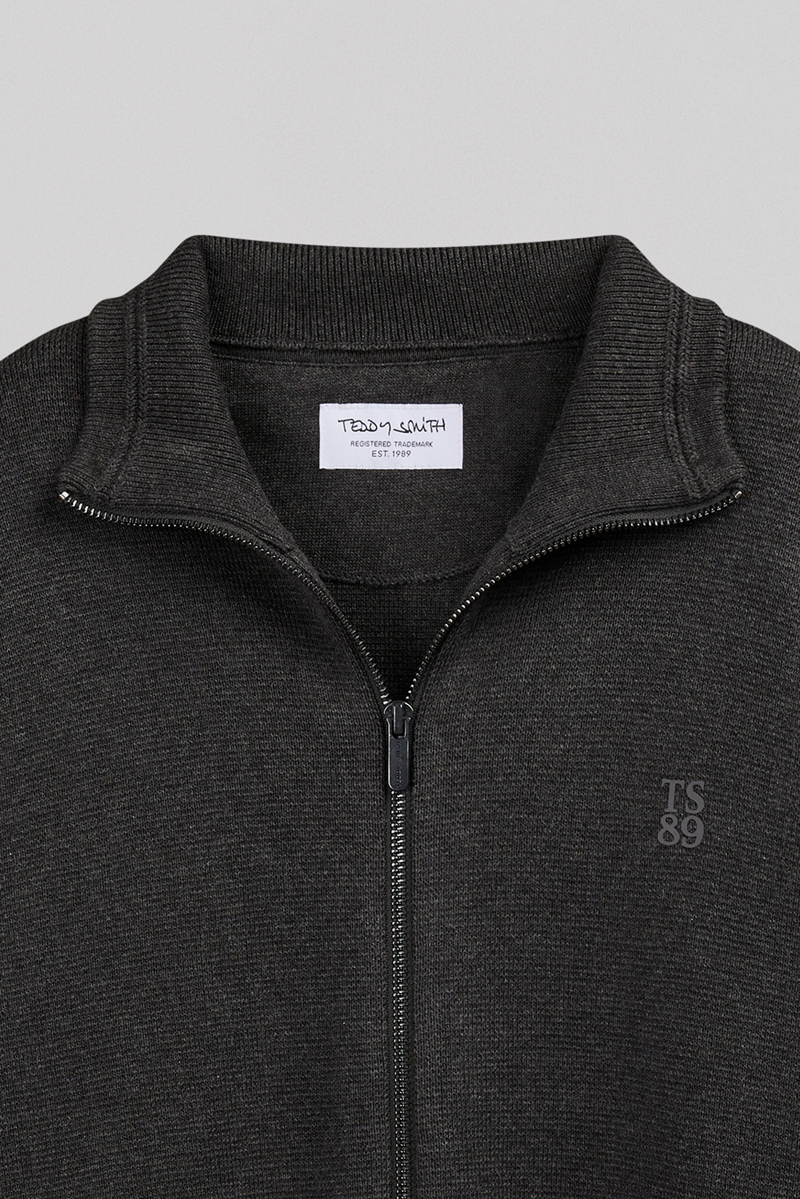 Teddy Smith G-Ettore 2 gilet zippe homme black coton