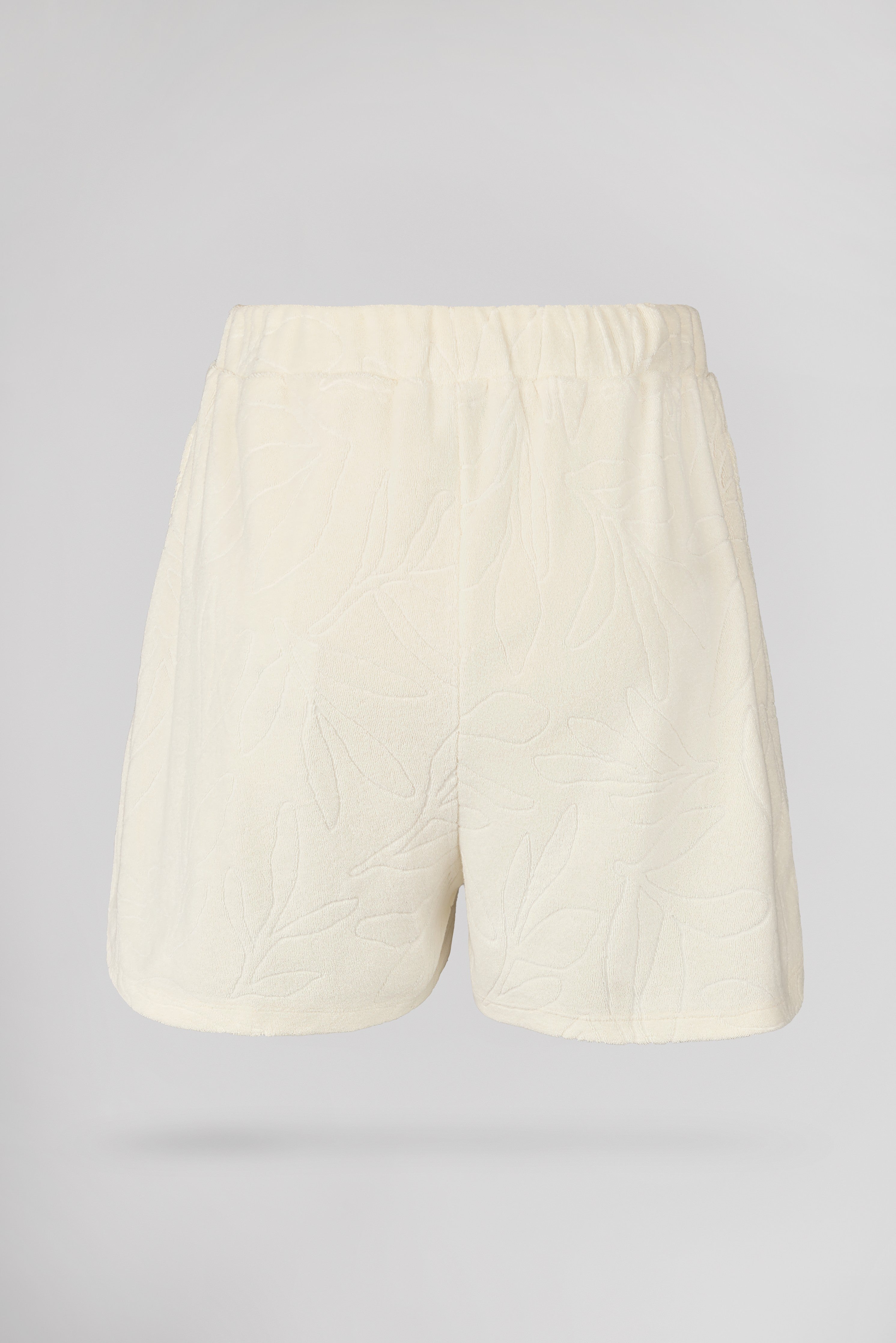 Teddy Smith S-Cass short blanc éponge jacquard été