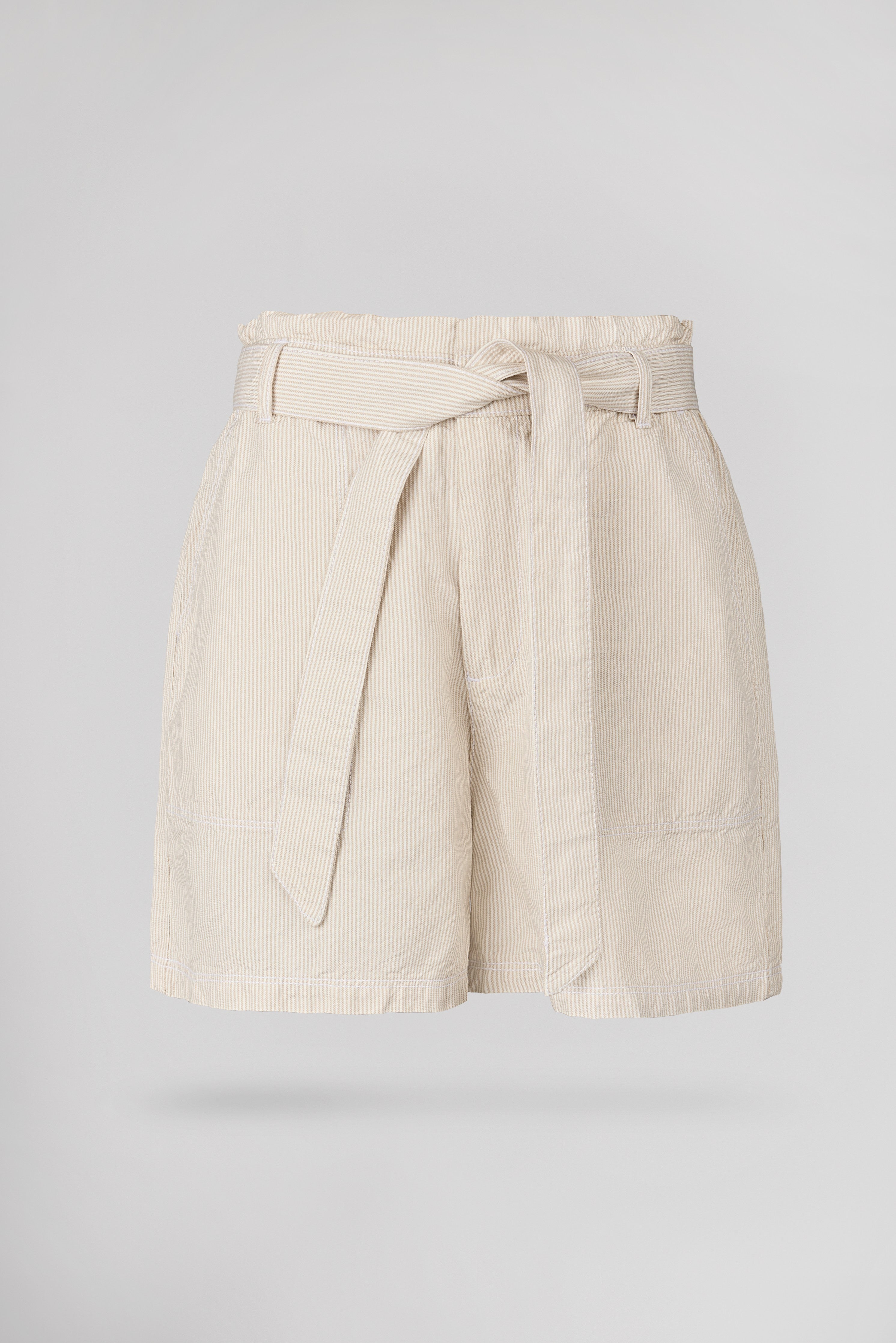 Teddy Smith S-Joy SH short femme soft grège rayé