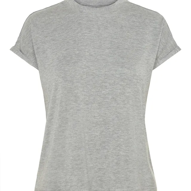 Noisy May t-shirt col rond coupe droite viscose stretch