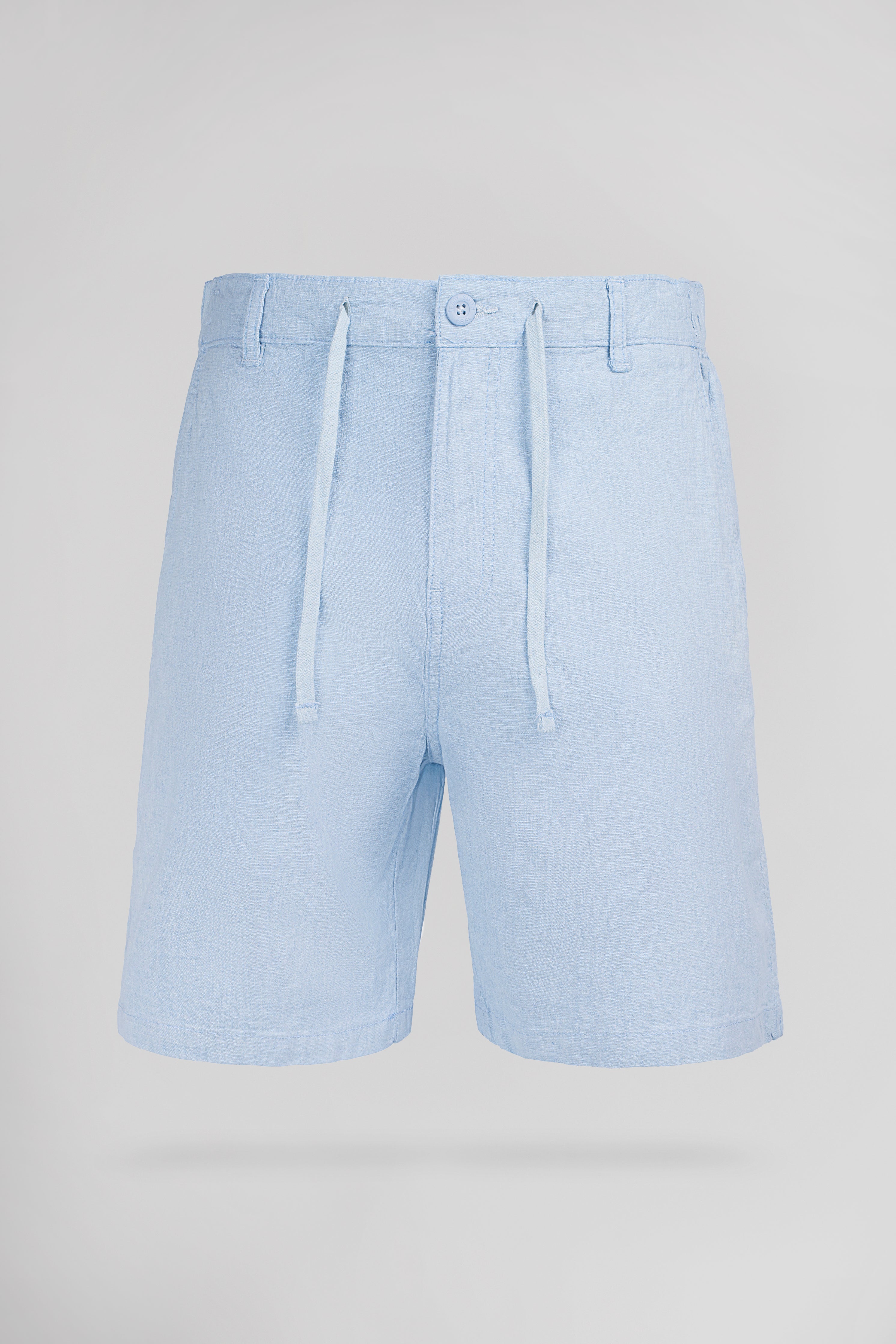 Teddy Smith S-Linen Chino S short homme bleu pastel lin
